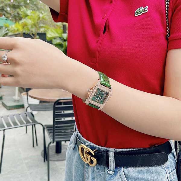 Đồng Hồ Nữ Christian Van Sant Radieuse Quartz Green Dial Ladies Watch