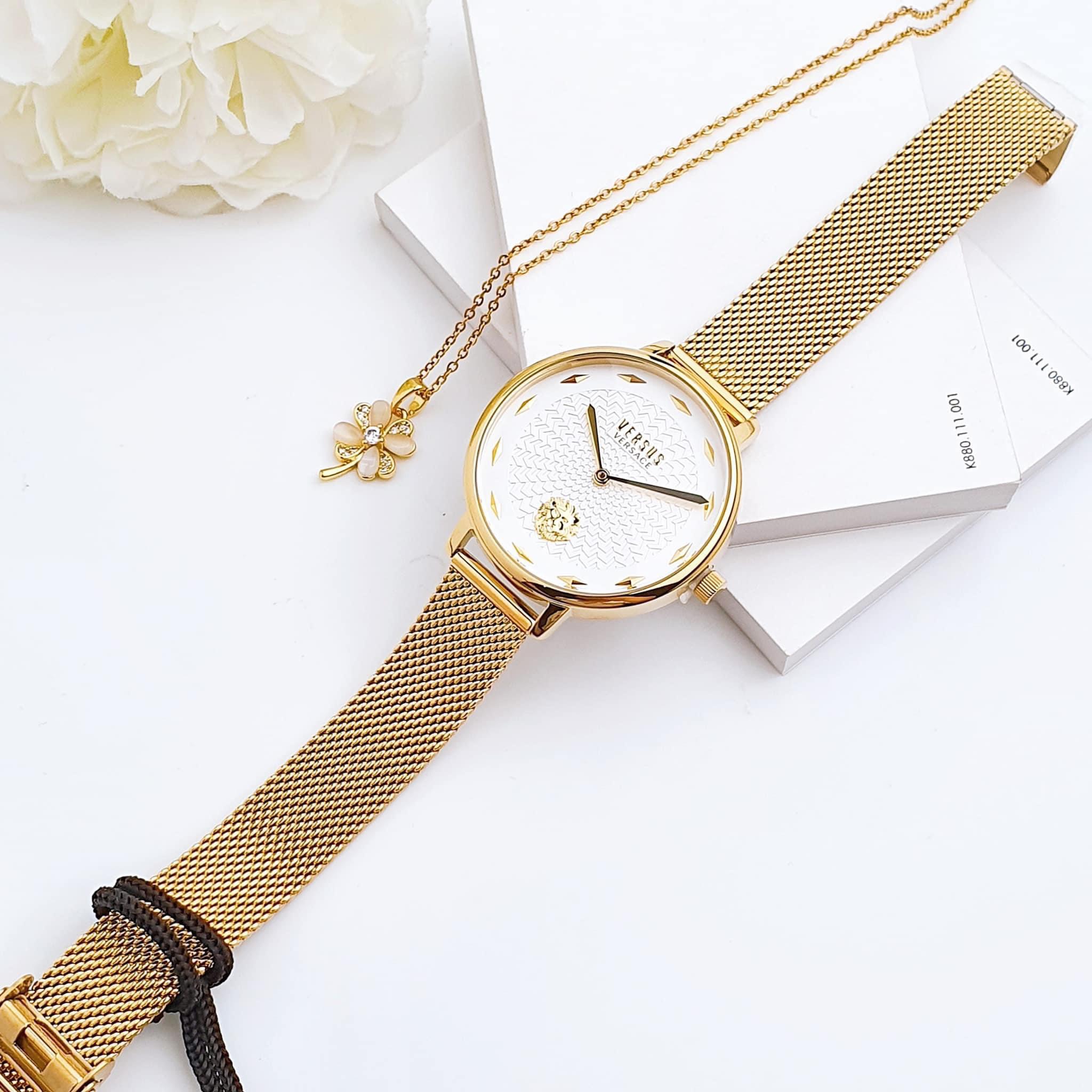 Đồng Hồ Versus La Villette Watch For Women màu Gold - Cùng bạn toả sáng trên mọi nẻo đường
