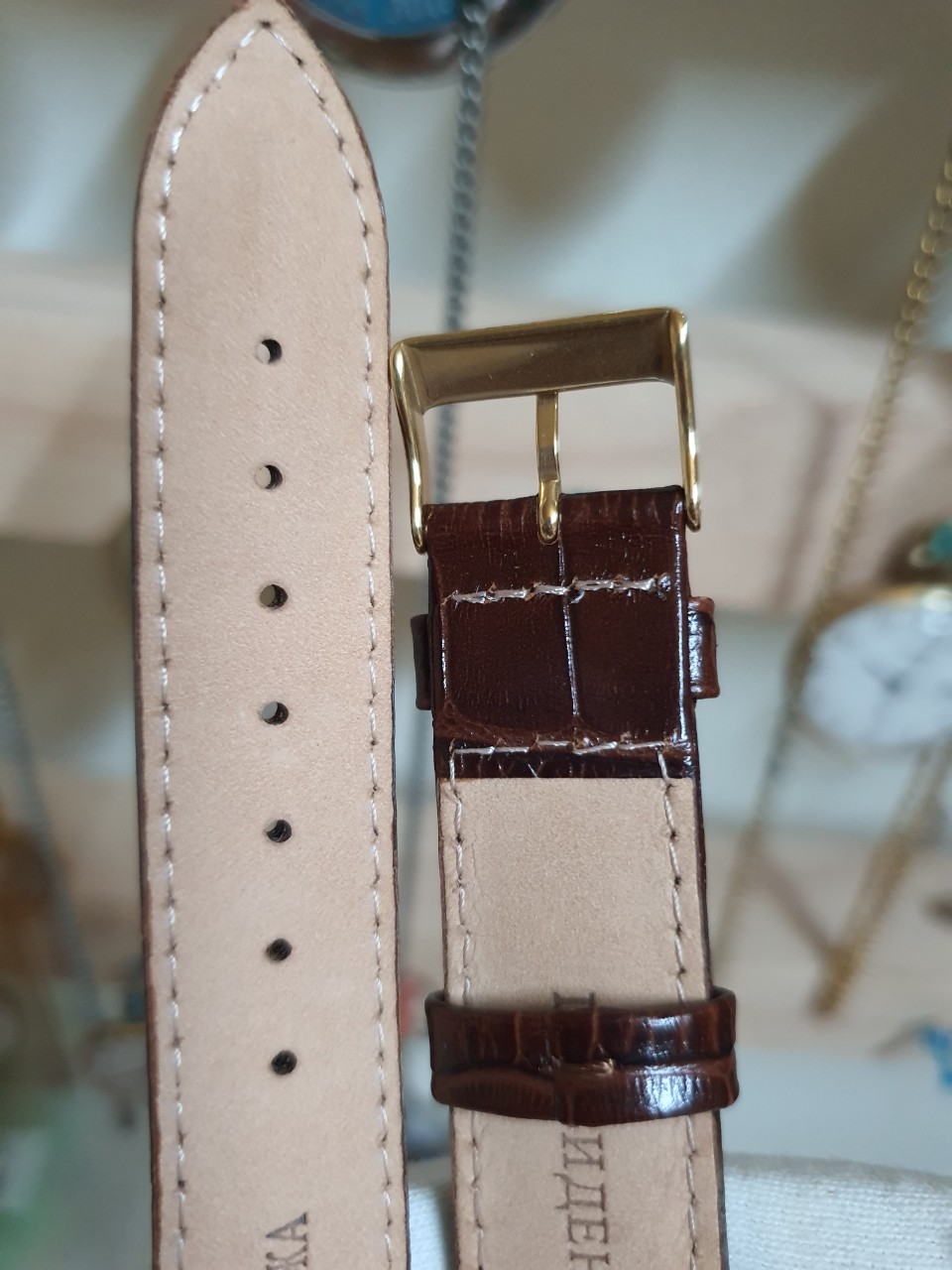 Dây Đồng hồ Poljot President size 20 DAY53