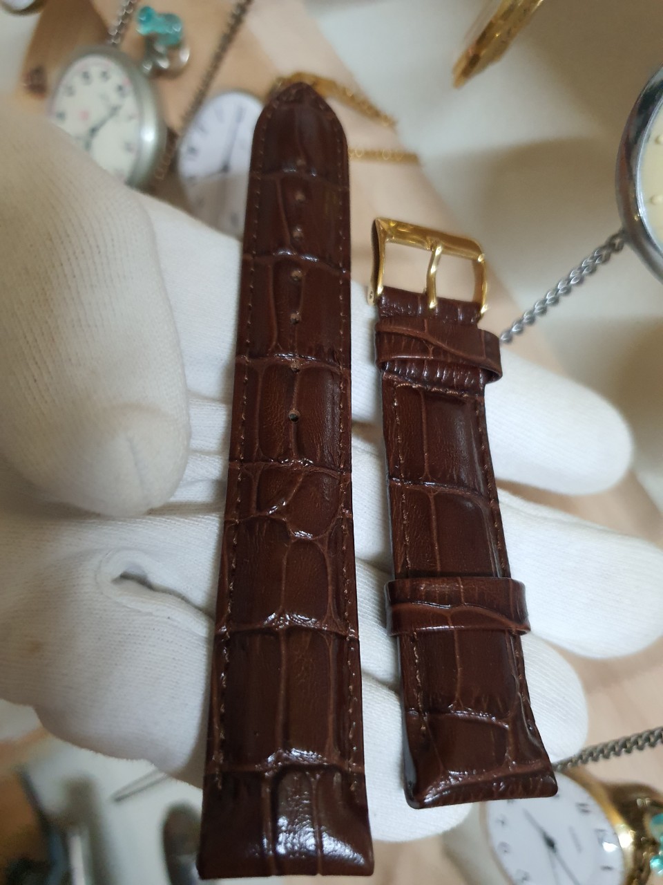 Dây Đồng hồ Poljot President size 20 DAY53