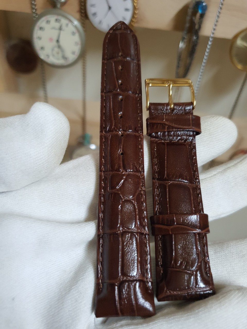 Dây Đồng hồ Poljot President size 20 DAY53