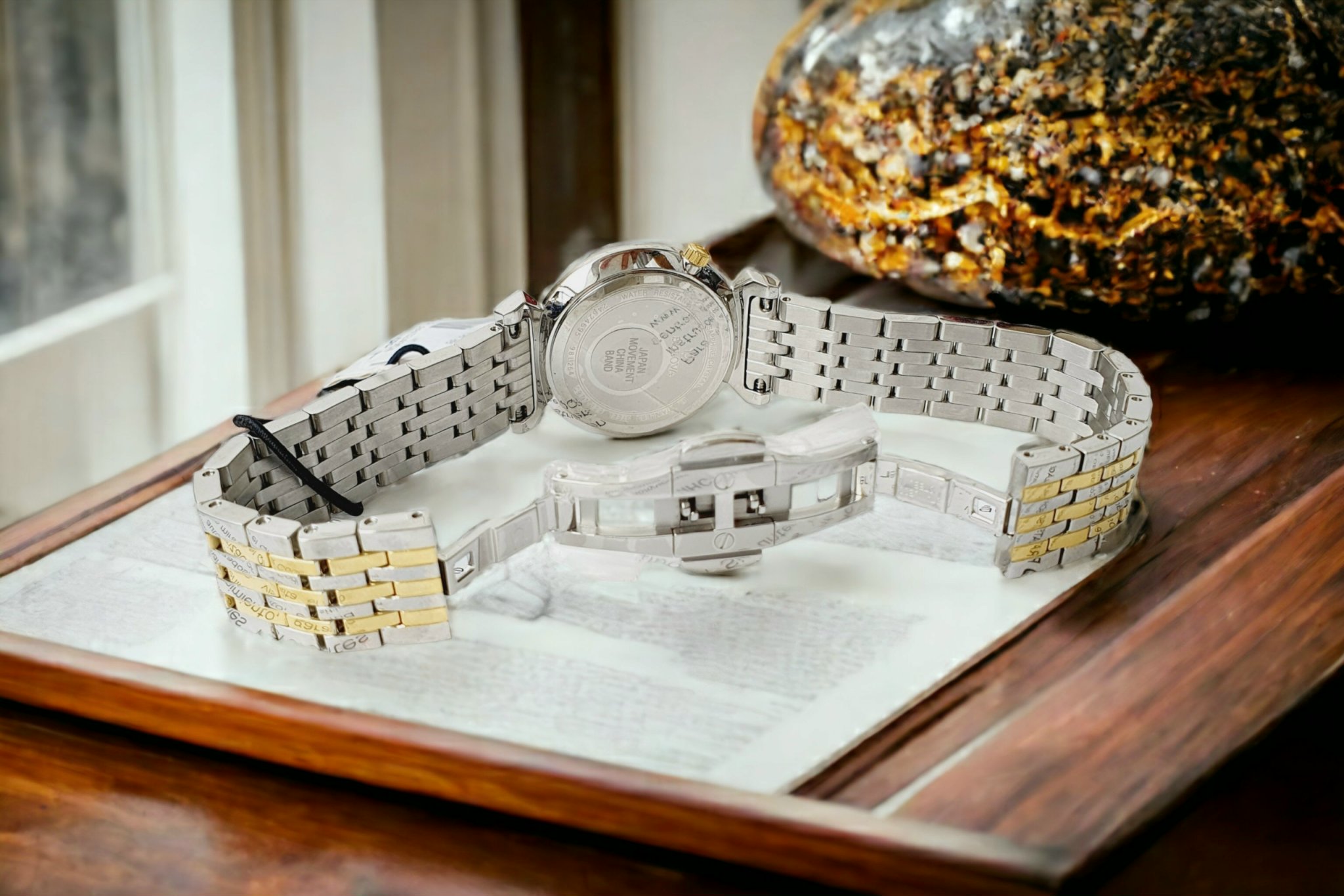 Đồng Hồ Bulova 98L264 demi mặt trắng siêu đẹp