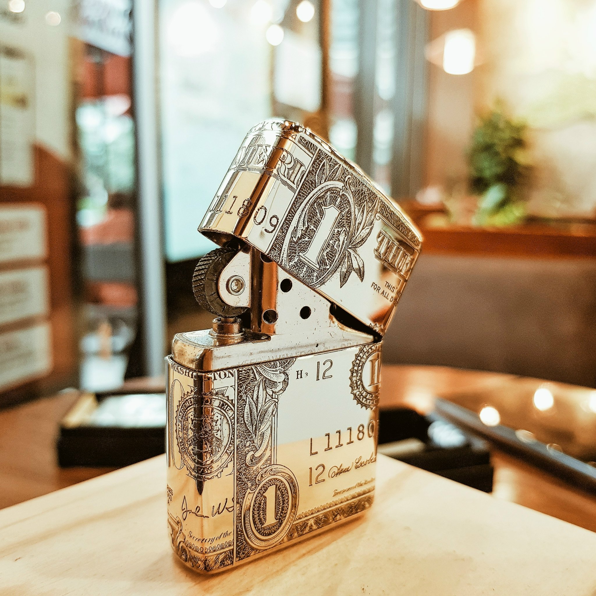 Bật Lửa Zippo 252BL069 Tiền Đồng 1 Dollar Washington
