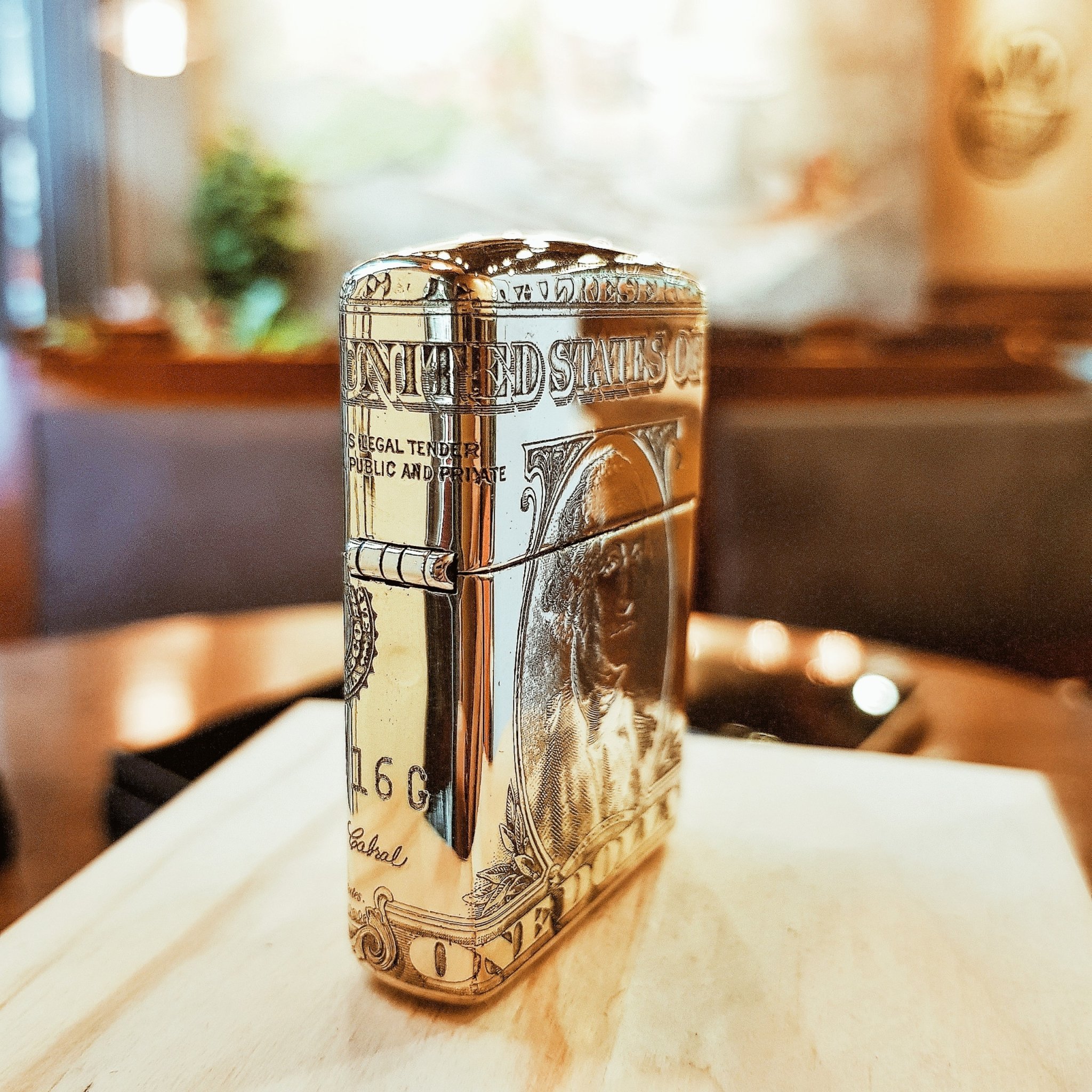 Bật Lửa Zippo 252BL069 Tiền Đồng 1 Dollar Washington
