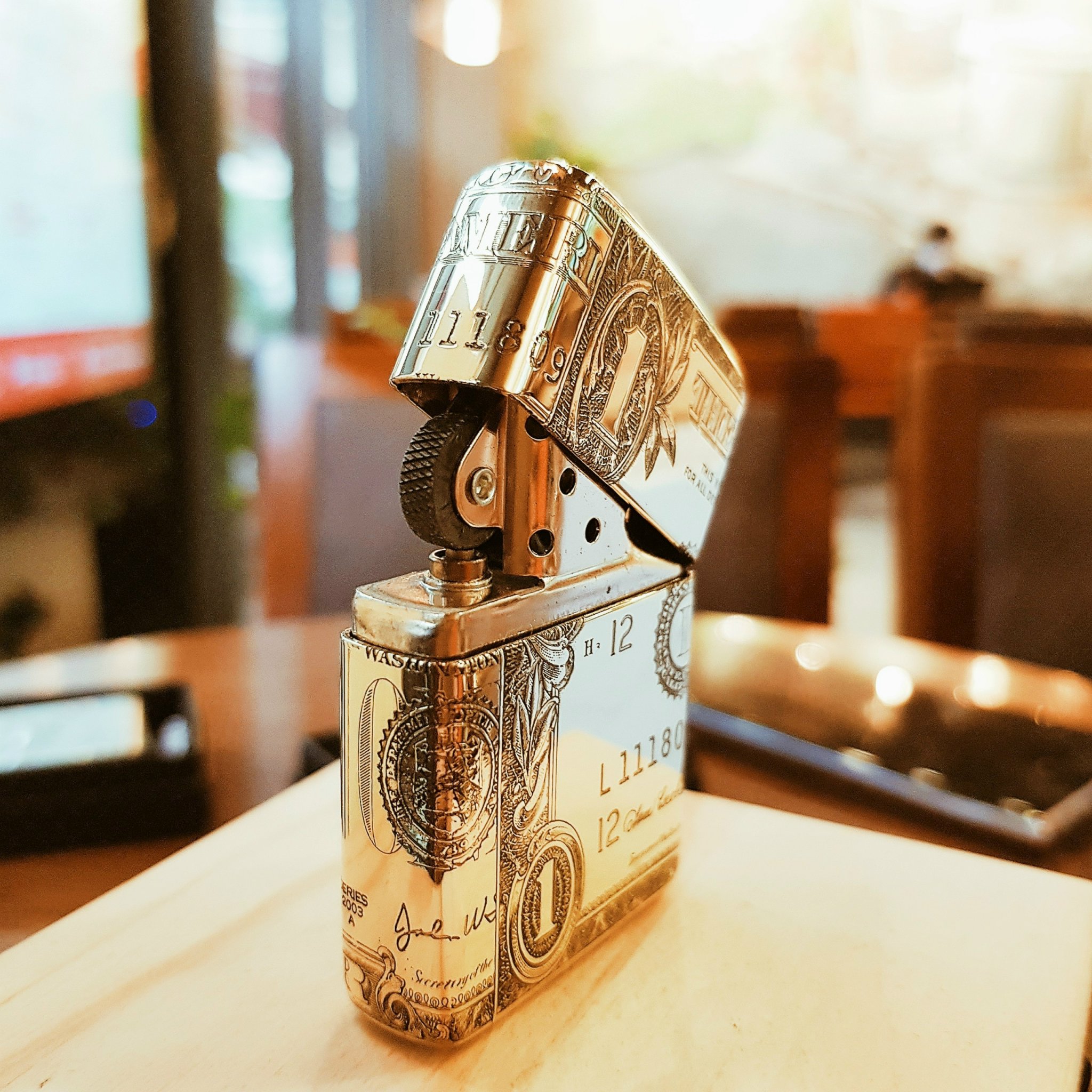Bật Lửa Zippo 252BL069 Tiền Đồng 1 Dollar Washington