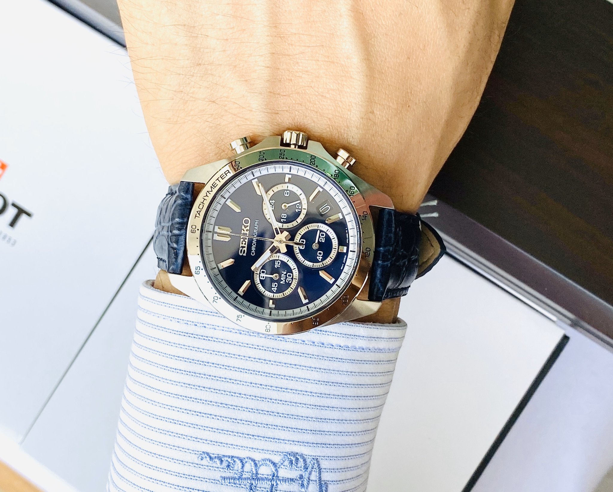 Đồng Hồ Nam Seiko Chronograph chính hãng Phong cách thể thao