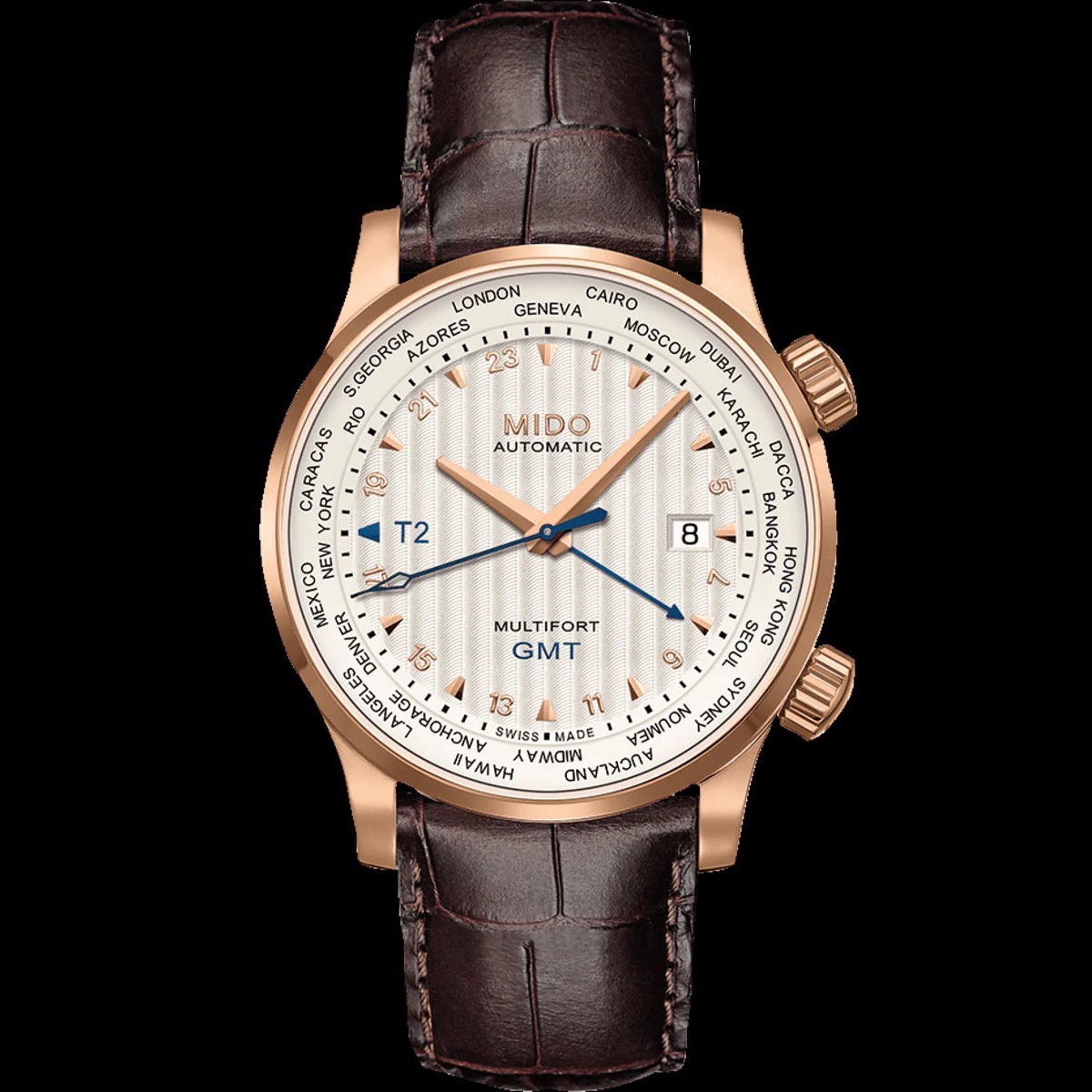 Đồng Hồ MIDO MULTIFORT GMT M005.929.36.031.00