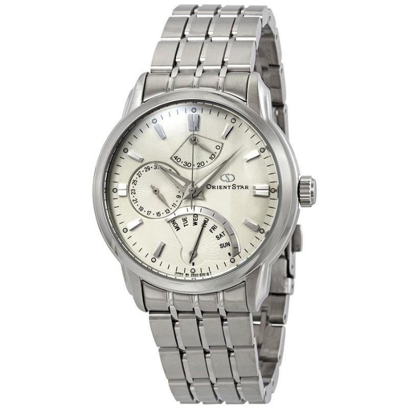 Đồng Hồ Nam Orient Star Retrograde SDE00002W0 Màu Bạc