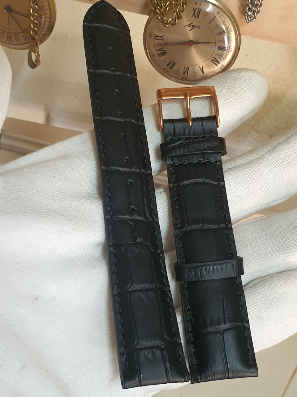 Dây Đồng hồ Poljot President size 20 DAY51