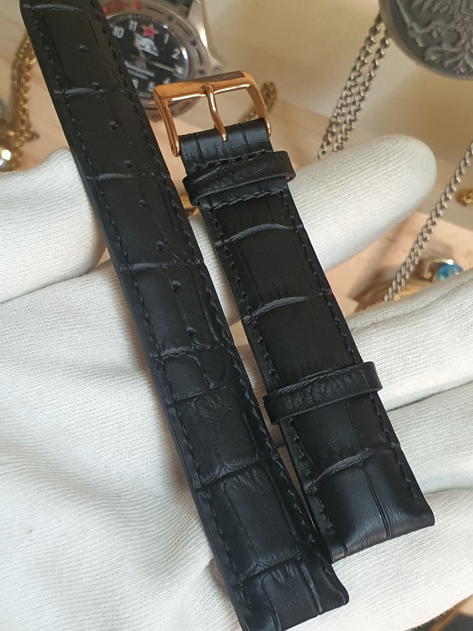 Dây Đồng hồ Poljot President size 20 DAY51