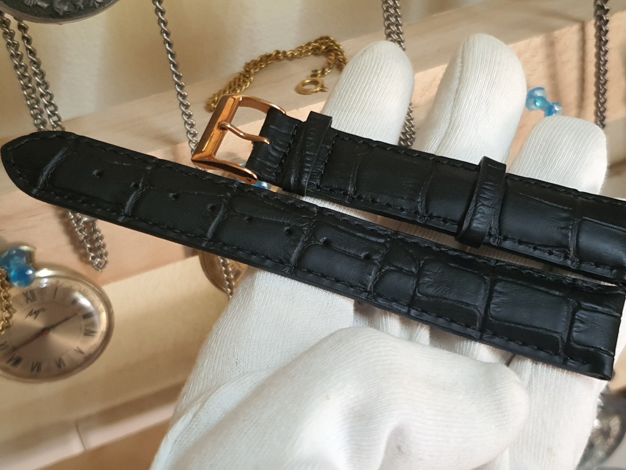 Dây Đồng hồ Poljot President size 20 DAY51