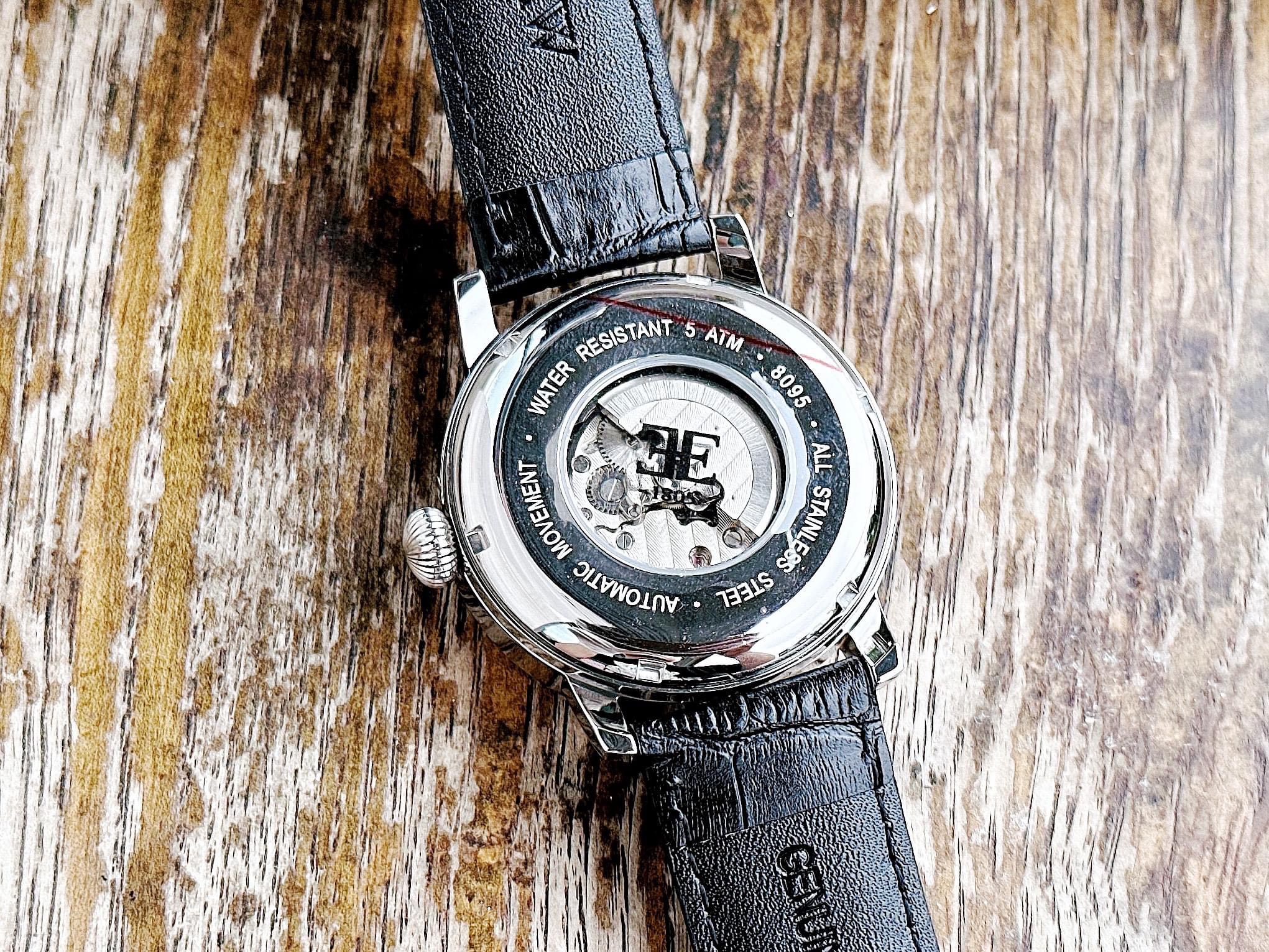 Đồng Hồ Thomas Earnshaw ES-8095-05 Wesminter Máy Automatic, Kính khoáng cứng, Dây da chính hãng, Chống nước 5 atm