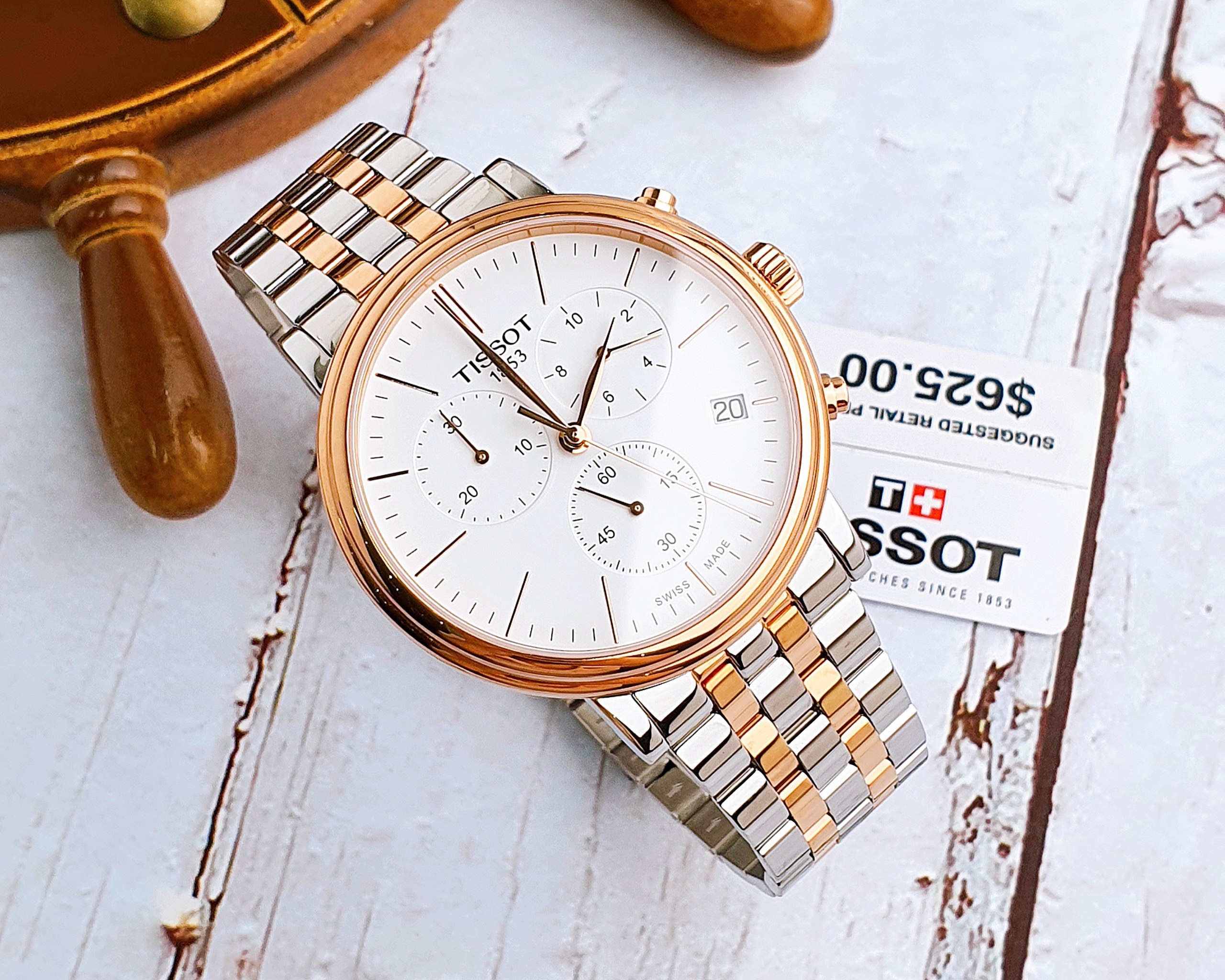 Đồng Hồ TISSOT Carson Premium Chronograph Quartz series thiết kế hoài cổ tinh tế hòa trộn nét tươi mới trẻ trung rất thanh lịch