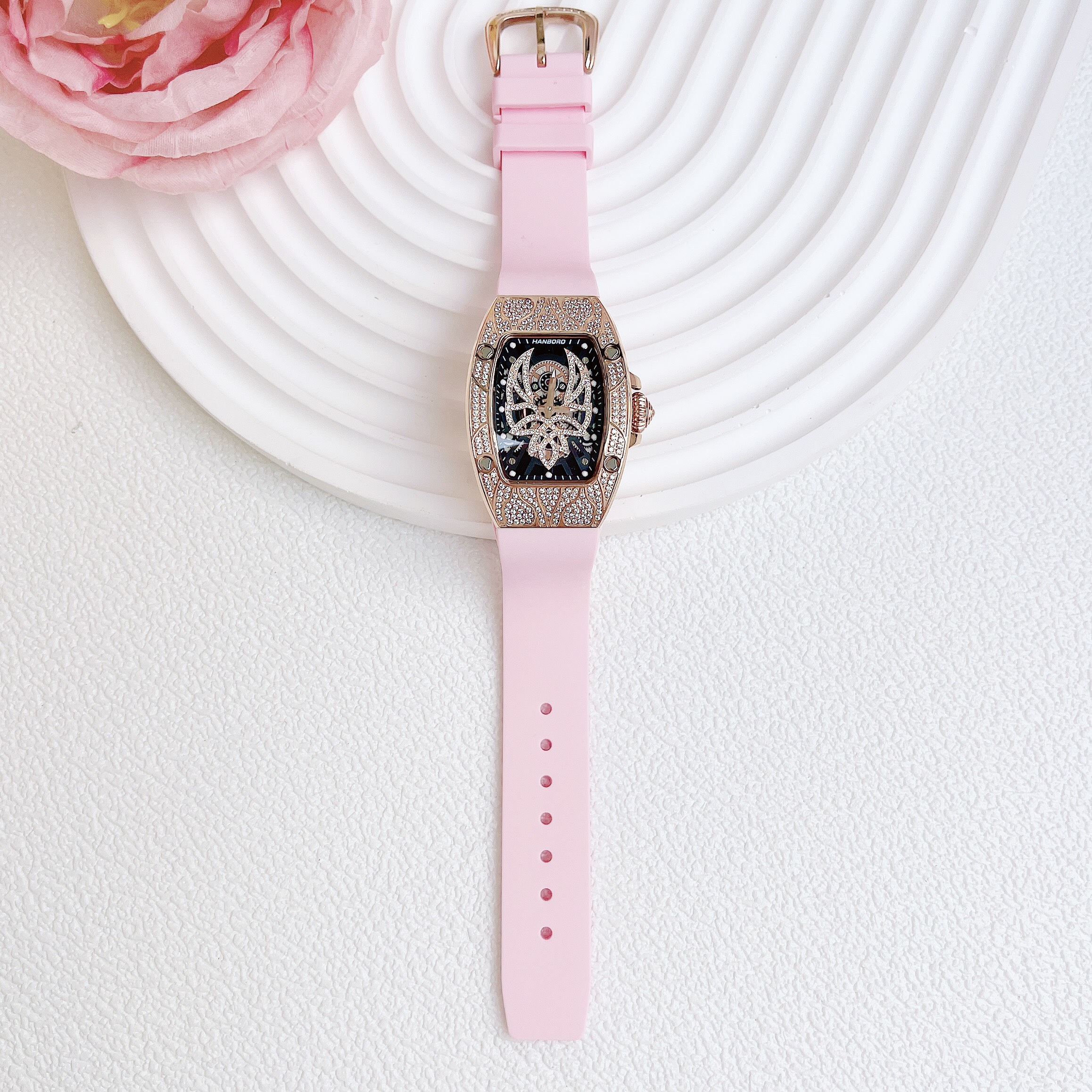 Đồng Hồ Hanboro By Huboler Watch For Women Cho Phái Đẹp