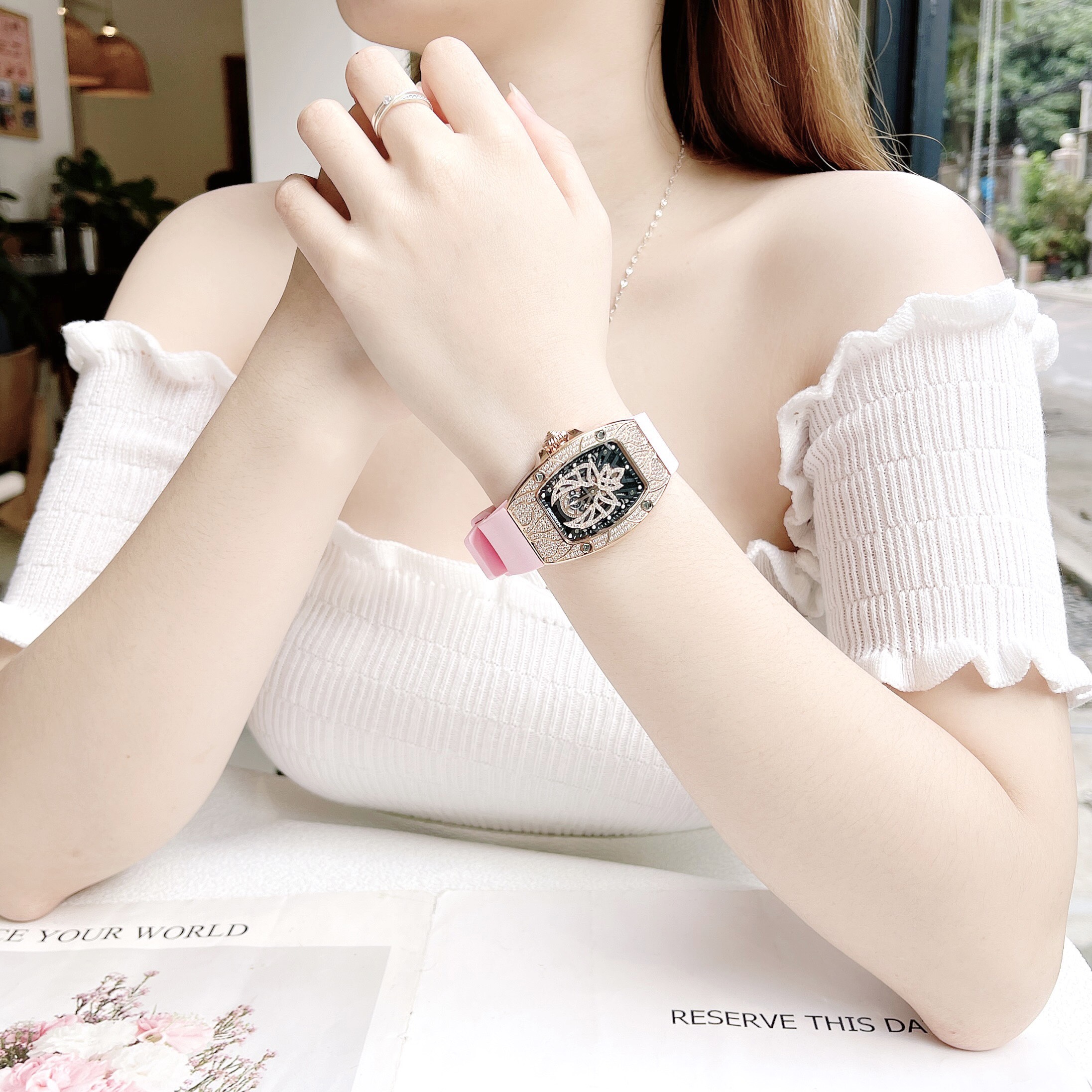 Đồng Hồ Hanboro By Huboler Watch For Women Cho Phái Đẹp