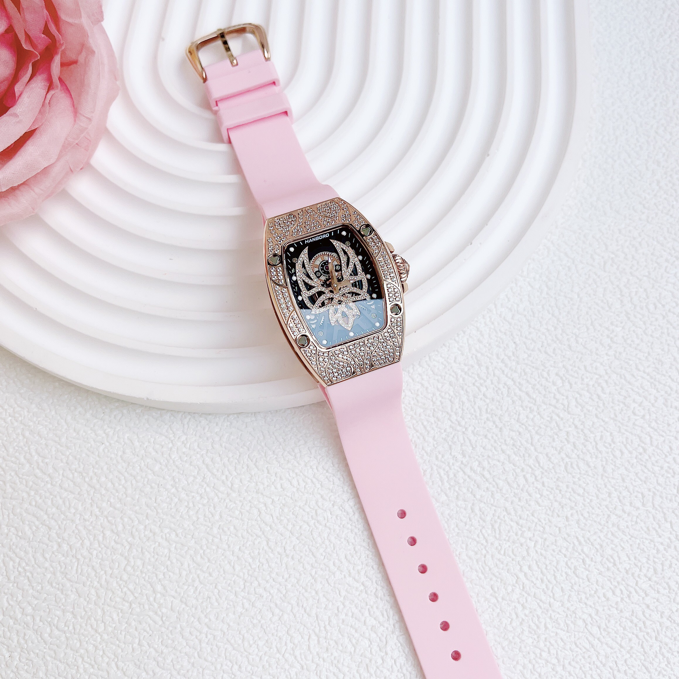 Đồng Hồ Hanboro By Huboler Watch For Women Cho Phái Đẹp