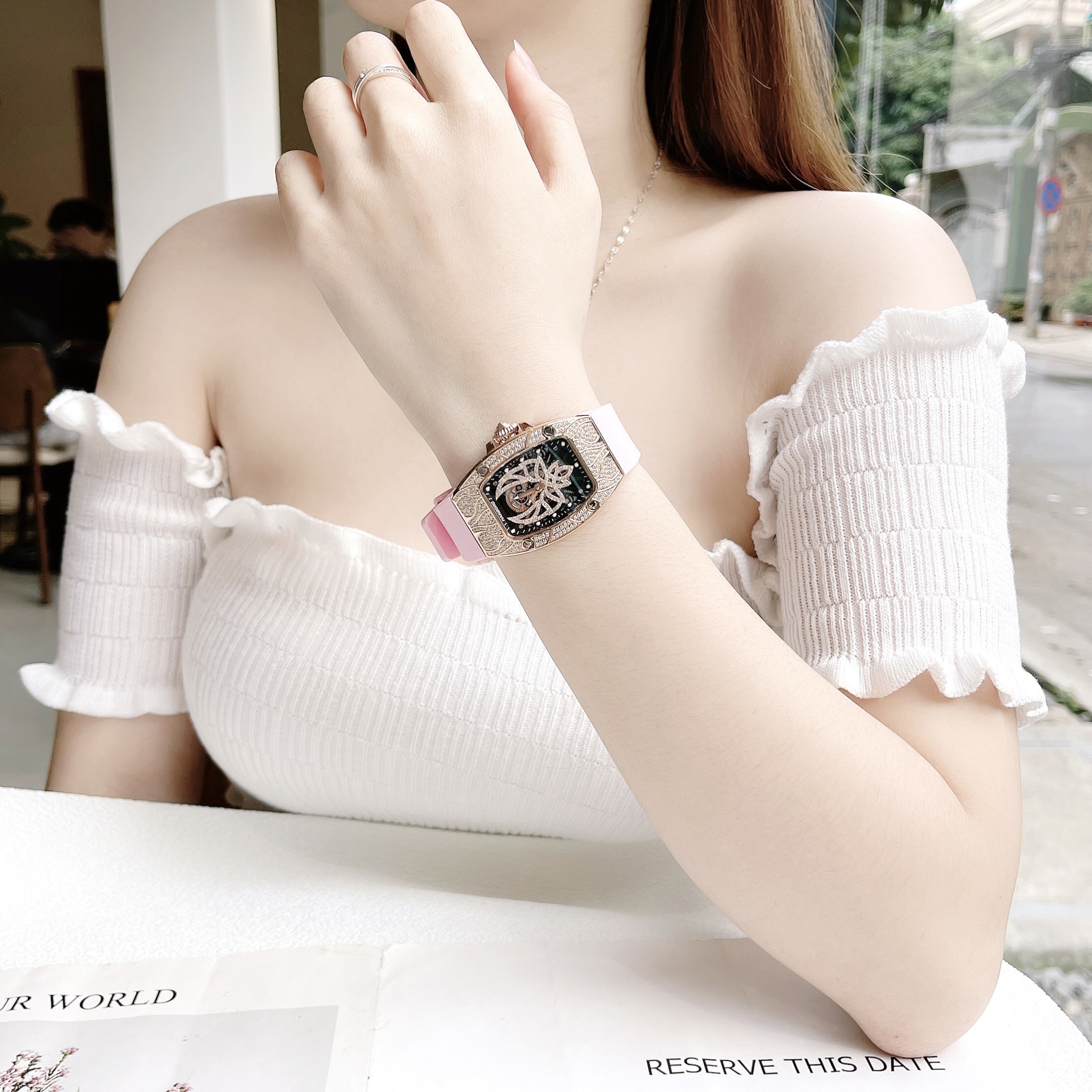 Đồng Hồ Hanboro By Huboler Watch For Women Cho Phái Đẹp