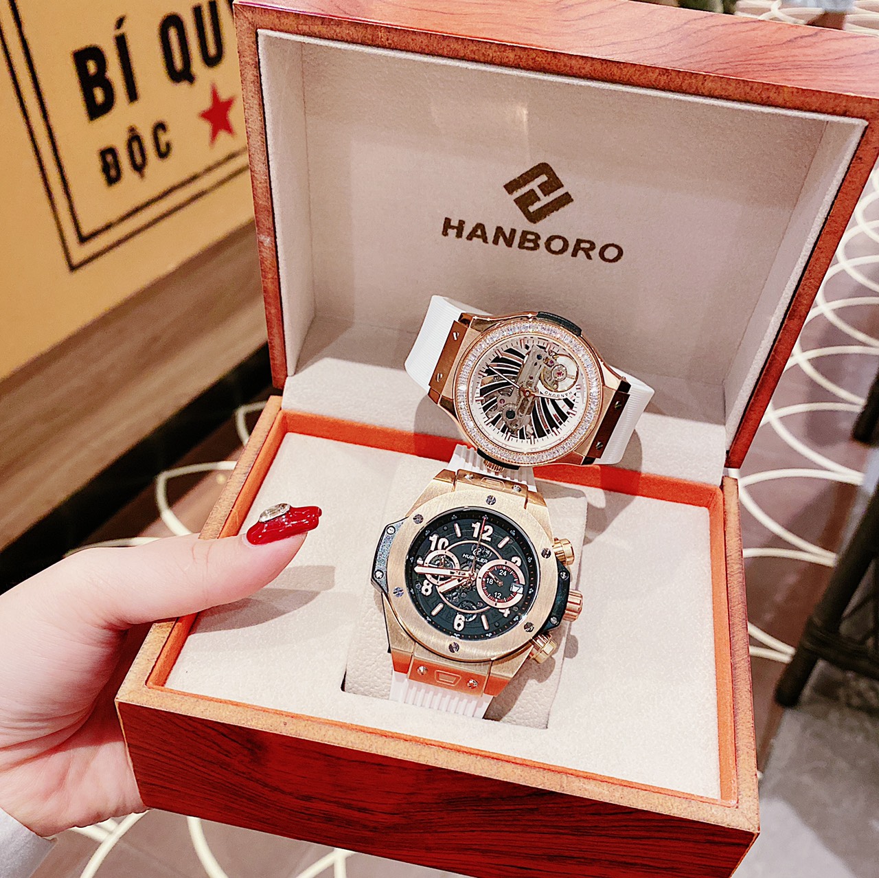 Đồng Hồ Cặp Huboler Hanboro mới - giá trị và tình cảm tăng dần theo thời gian