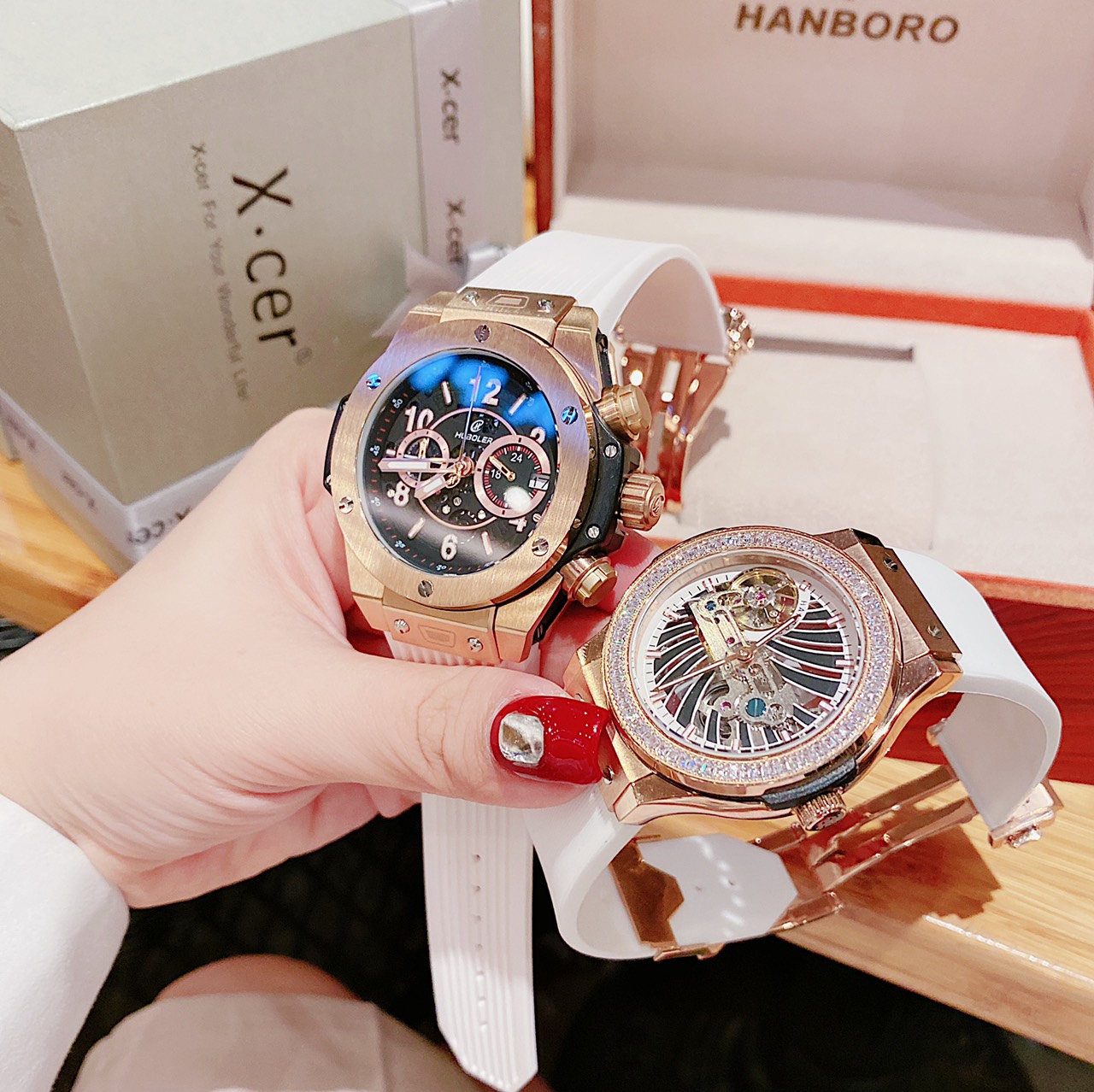 Đồng Hồ Cặp Huboler Hanboro mới - giá trị và tình cảm tăng dần theo thời gian