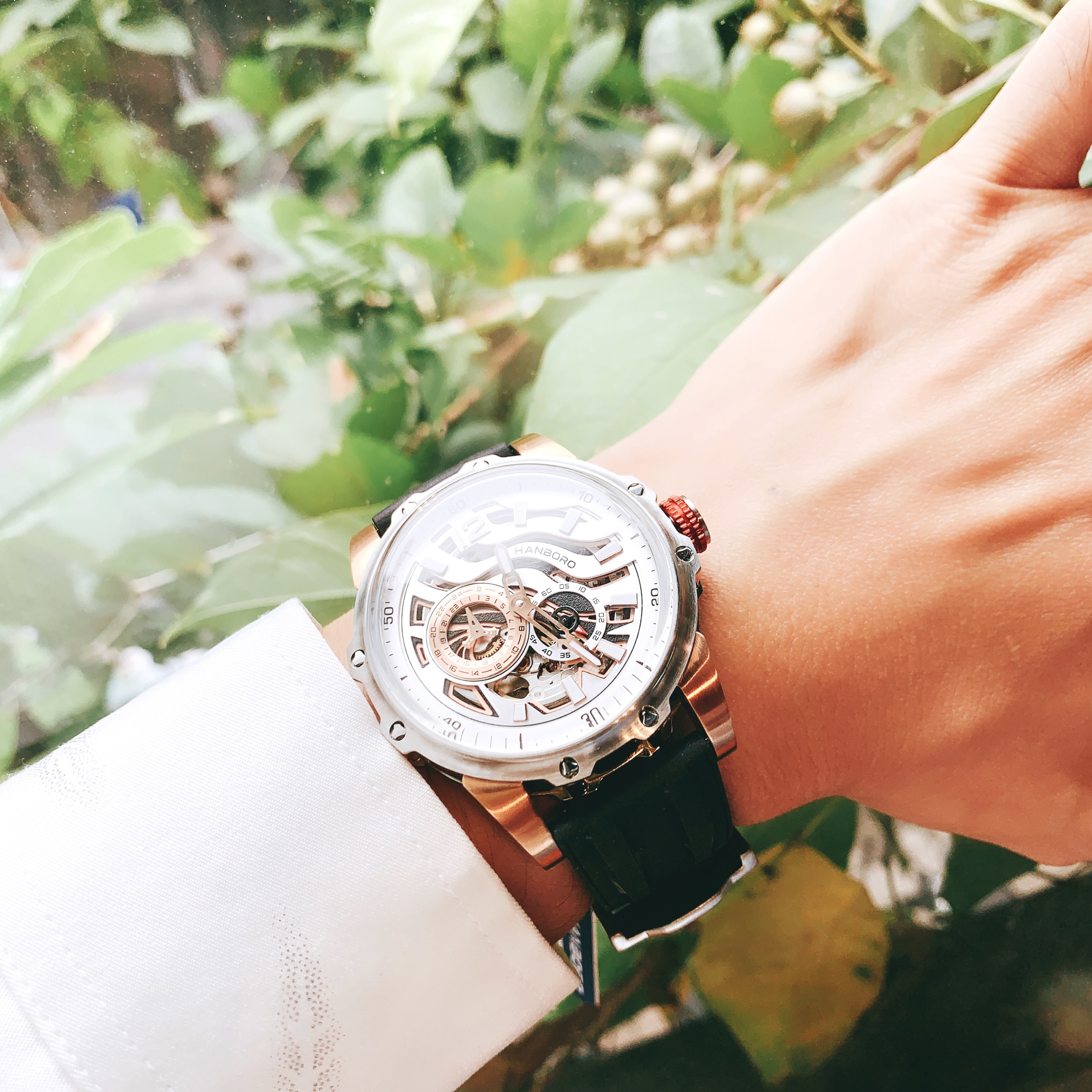 Đồng Hồ Hanboro by Huboler newss - thiết kế sang chảnh dành cho Nam