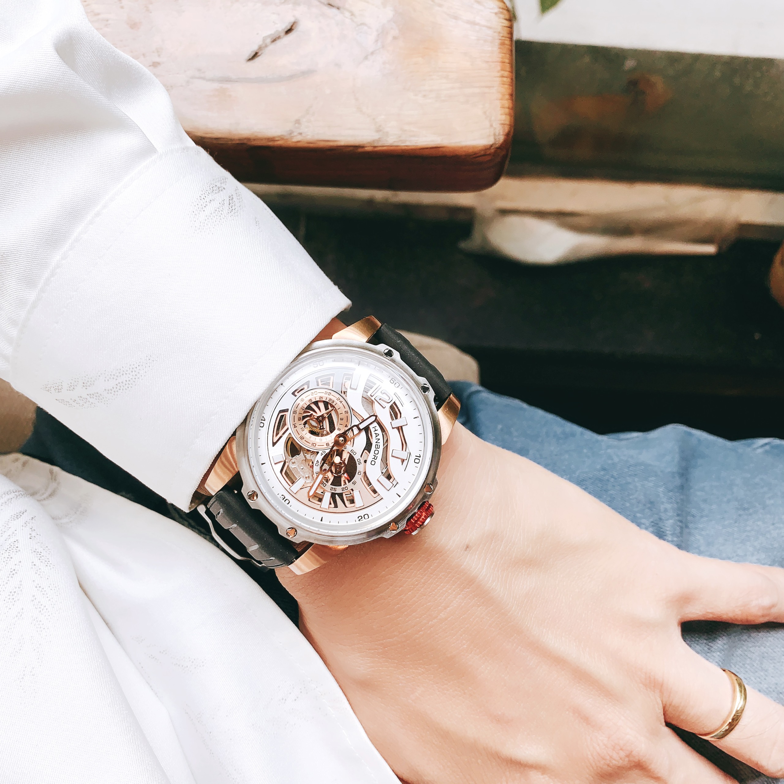 Đồng Hồ Hanboro by Huboler newss - thiết kế sang chảnh dành cho Nam