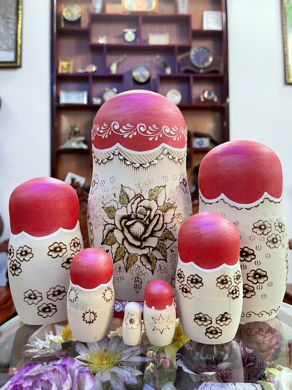 Búp Bê Matryoshka Nga - Nhà thờ Thánh Basil – bộ 7 con BB047