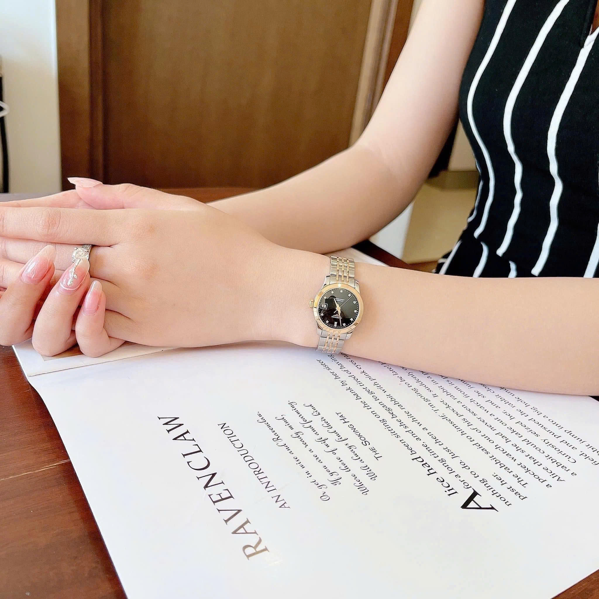 Đồng hồ Longines L2.320.5.57.7 DemiRose – Kim cương tự nhiên, vàng 18K cap 200, chuẩn Chronometer cho quý cô đẳng cấp
