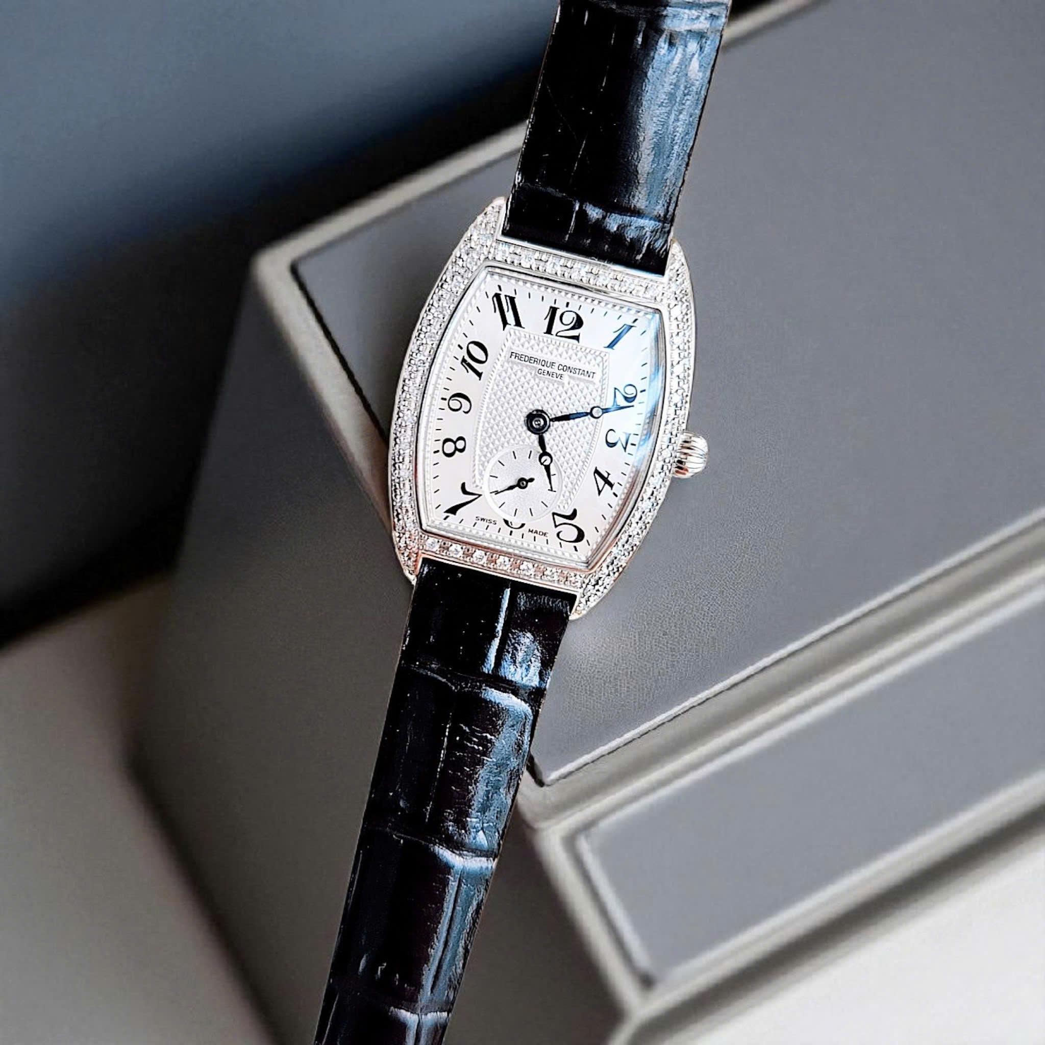 Đồng hồ Frederique Constant Art Deco Mini Diamonds FC-235APWUS1T2D26