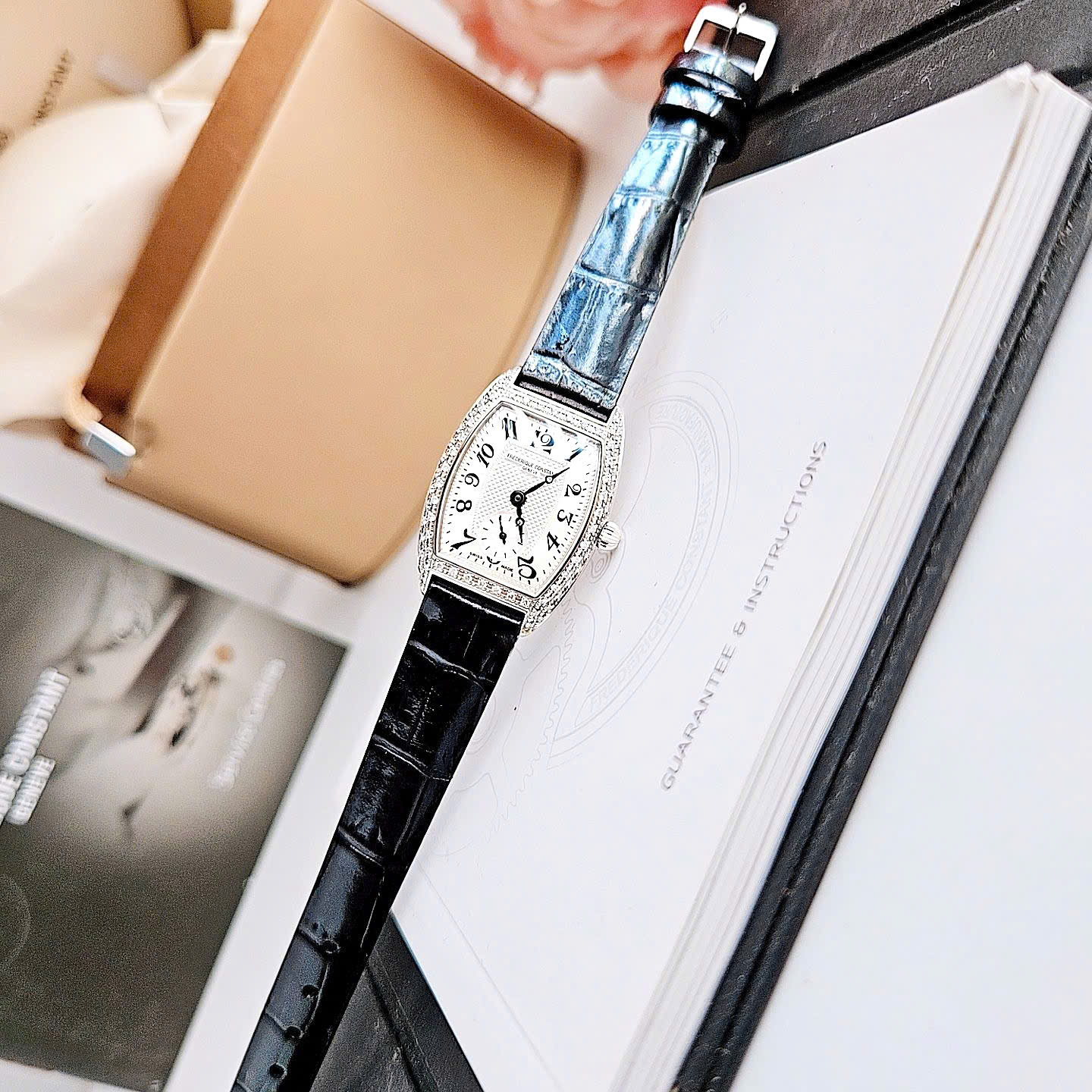 Đồng hồ Frederique Constant Art Deco Mini Diamonds FC-235APWUS1T2D26