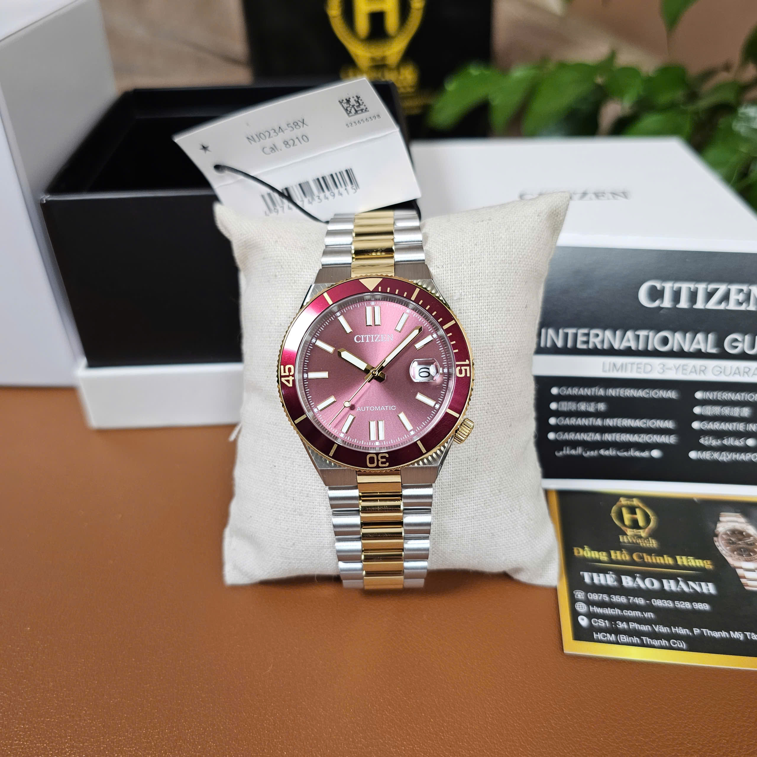 Đánh Giá Đồng Hồ Nam Citizen Automatic Tsuyosa Shore Mechanical Red NJ0234-58X – Sắc Đỏ Quyền Lực Trong Bộ Sưu Tập Tsuyosa Danh Tiếng