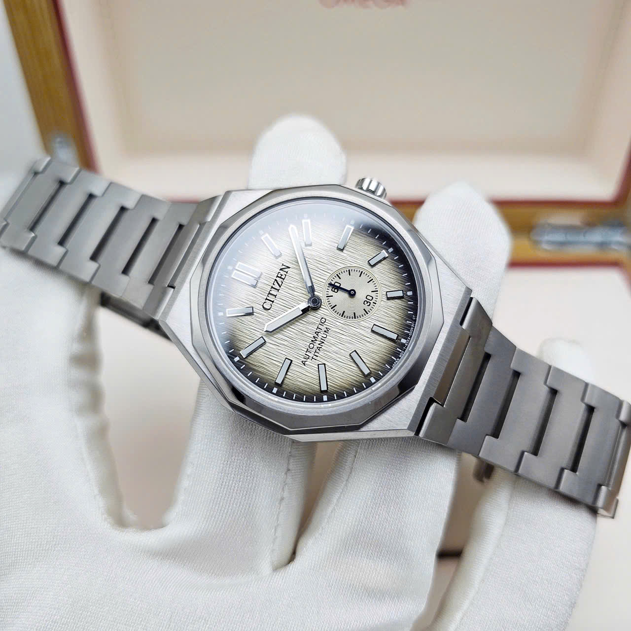 Đồng Hồ Nam Citizen Automatic Zenshin 60 Super Titanium NK5020-58P – Siêu Titanium, Trữ Cót 60 Giờ, Đậm Chất Công Nghệ Nhật Bản