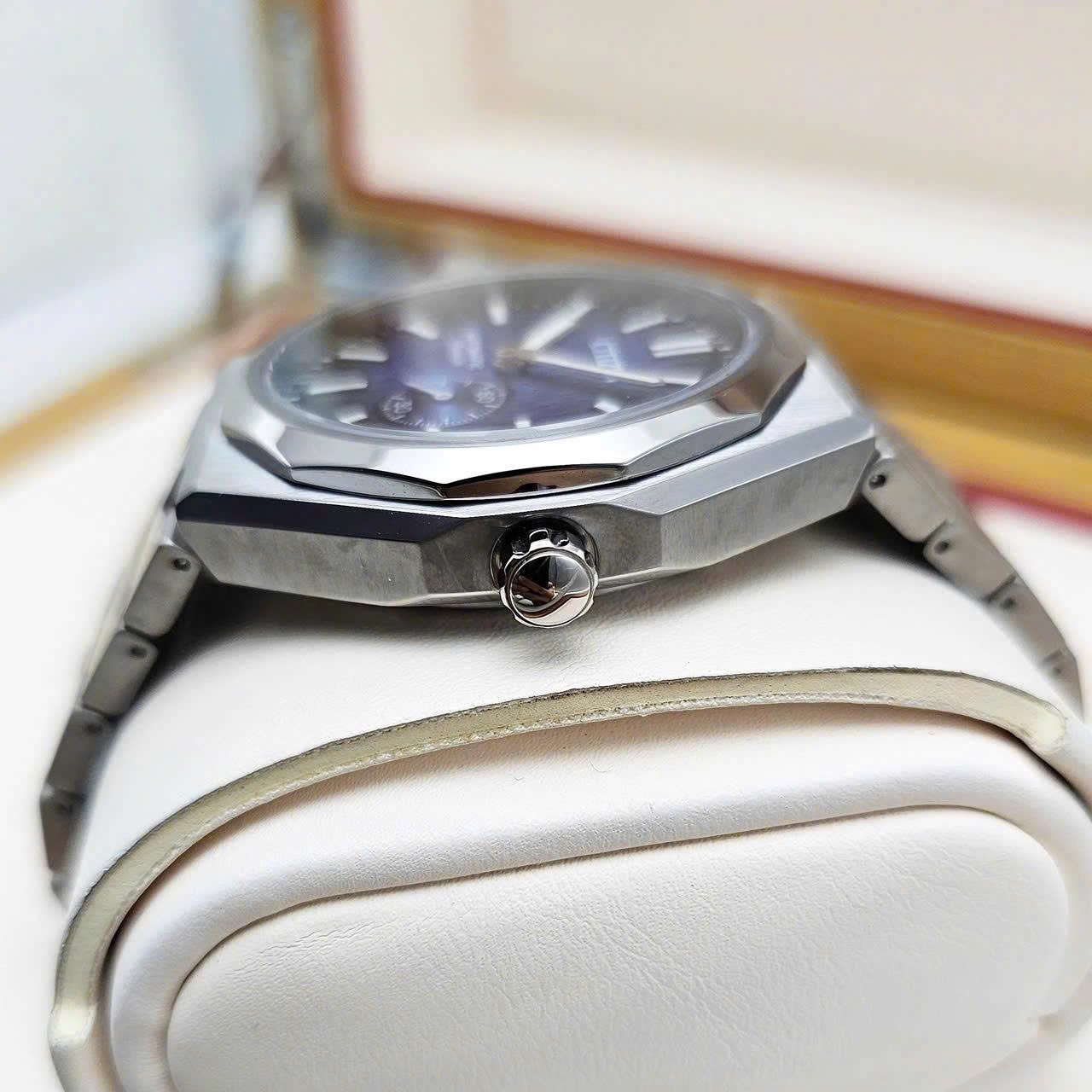 Đồng Hồ Nam Citizen Automatic Zenshin 60 Super Titanium NK5020-58M – Mặt Xanh Chuyển Sắc, Super Titanium Siêu Nhẹ, Trữ Cót 60 Giờ