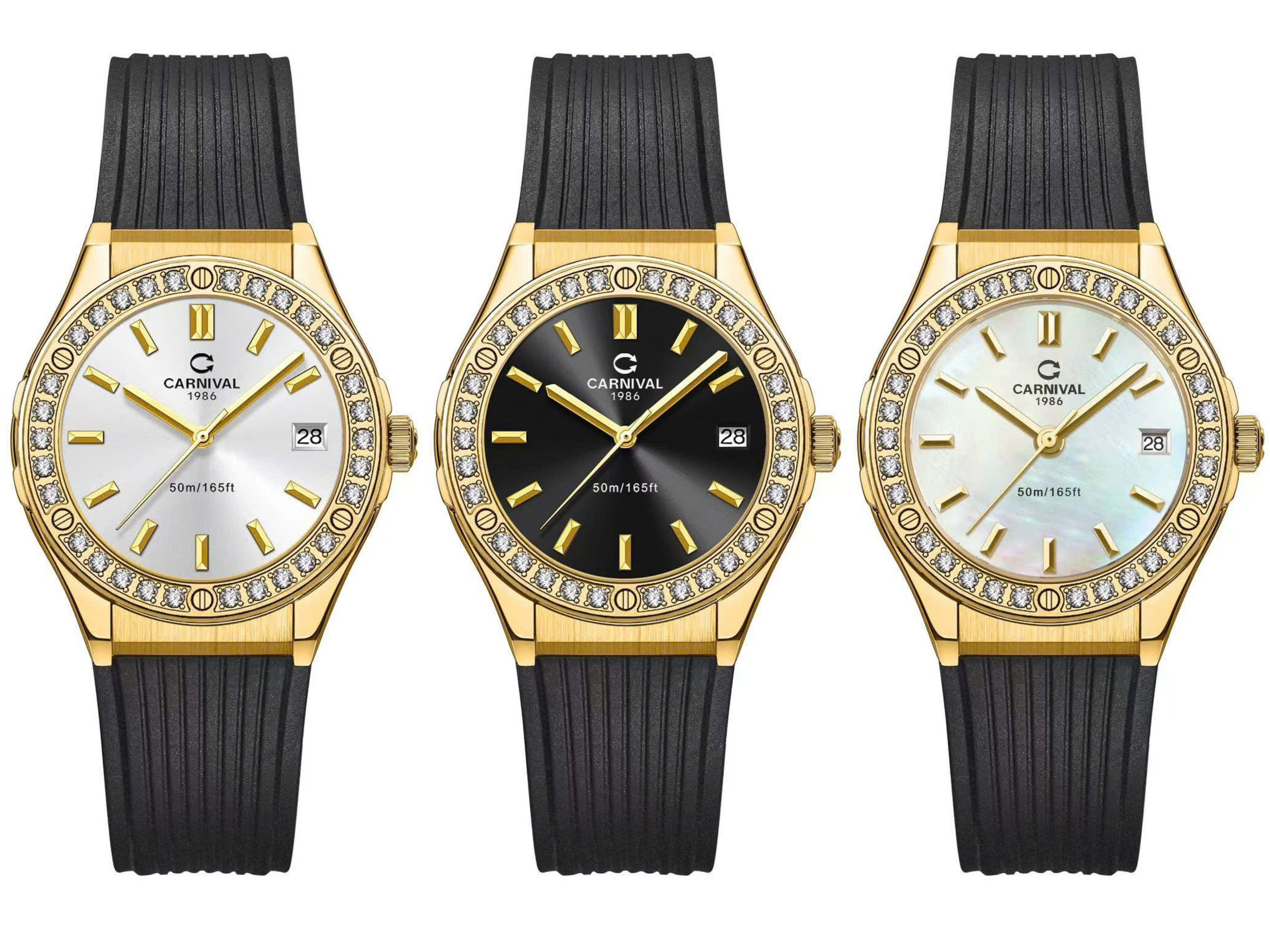 +15 Mẫu đầy đủ mã Đồng Hồ Carnival 8168L2 Chính Hãng – Đầy Đủ Mã Carnival 8168L2 Nữ 34mm