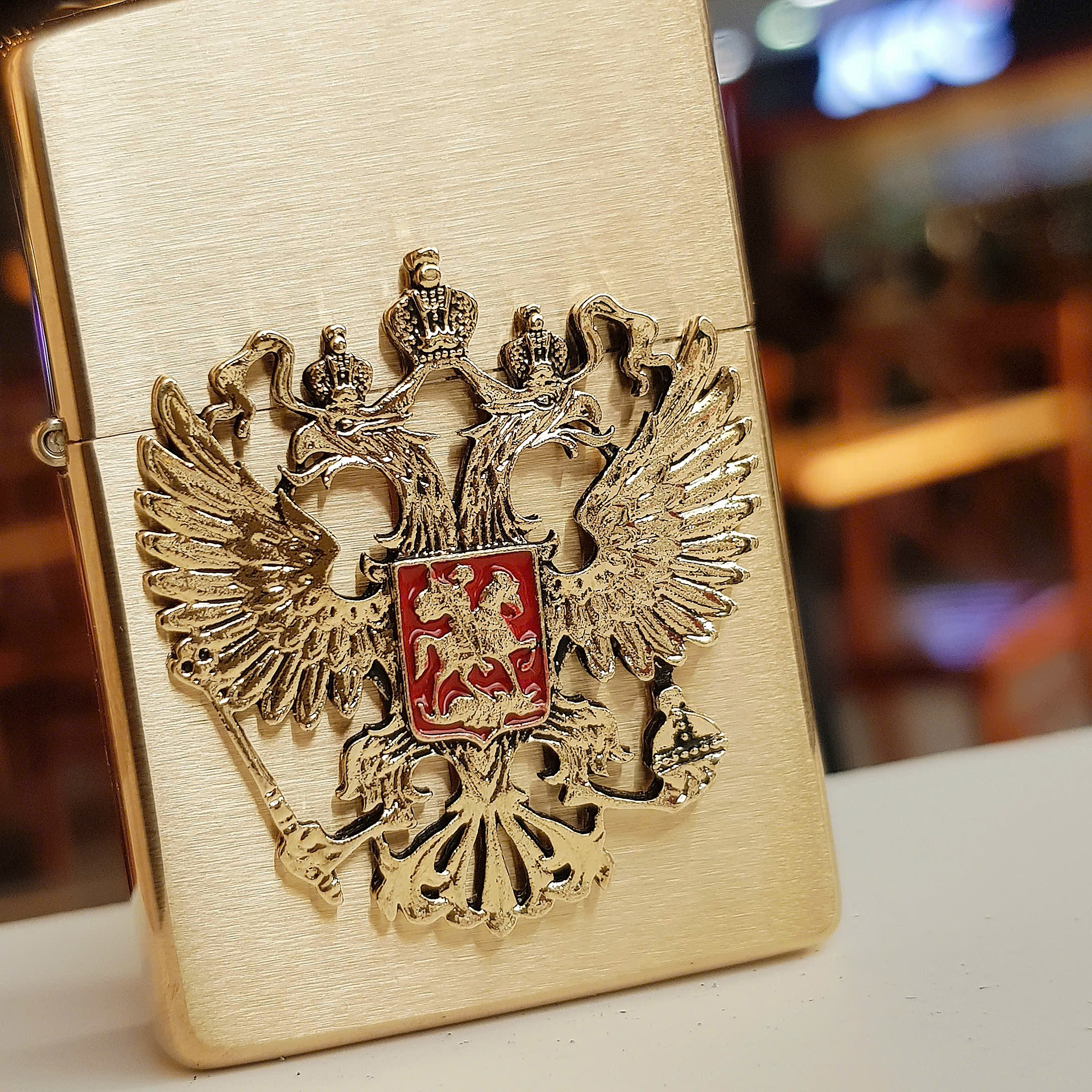 Bật lửa Zippo Quốc huy Liên bang Nga – Món quà ý nghĩa dành cho người yêu nước Nga và phong cách sưu tầm cổ điển