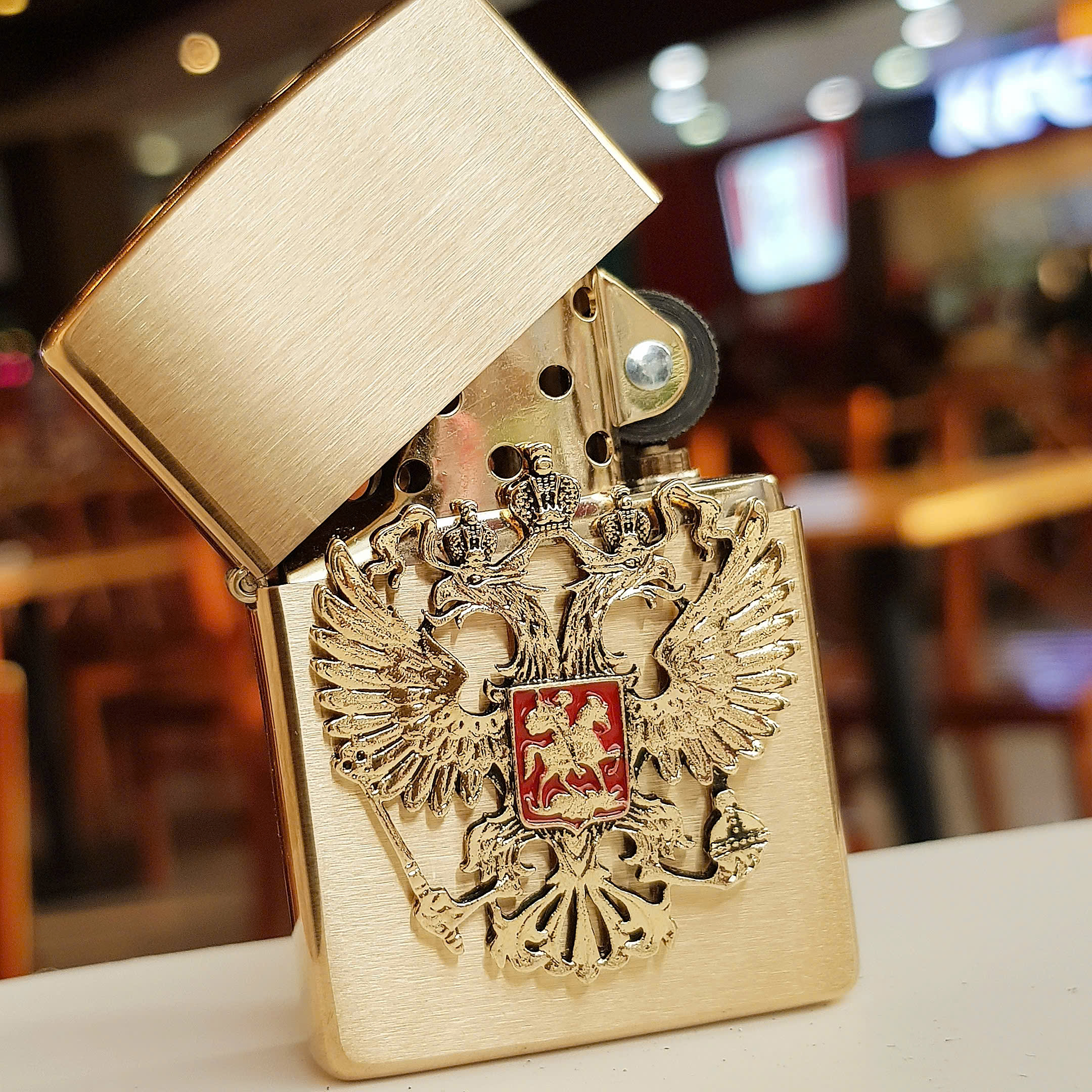 Bật lửa Zippo Quốc huy Liên bang Nga – Món quà ý nghĩa dành cho người yêu nước Nga và phong cách sưu tầm cổ điển