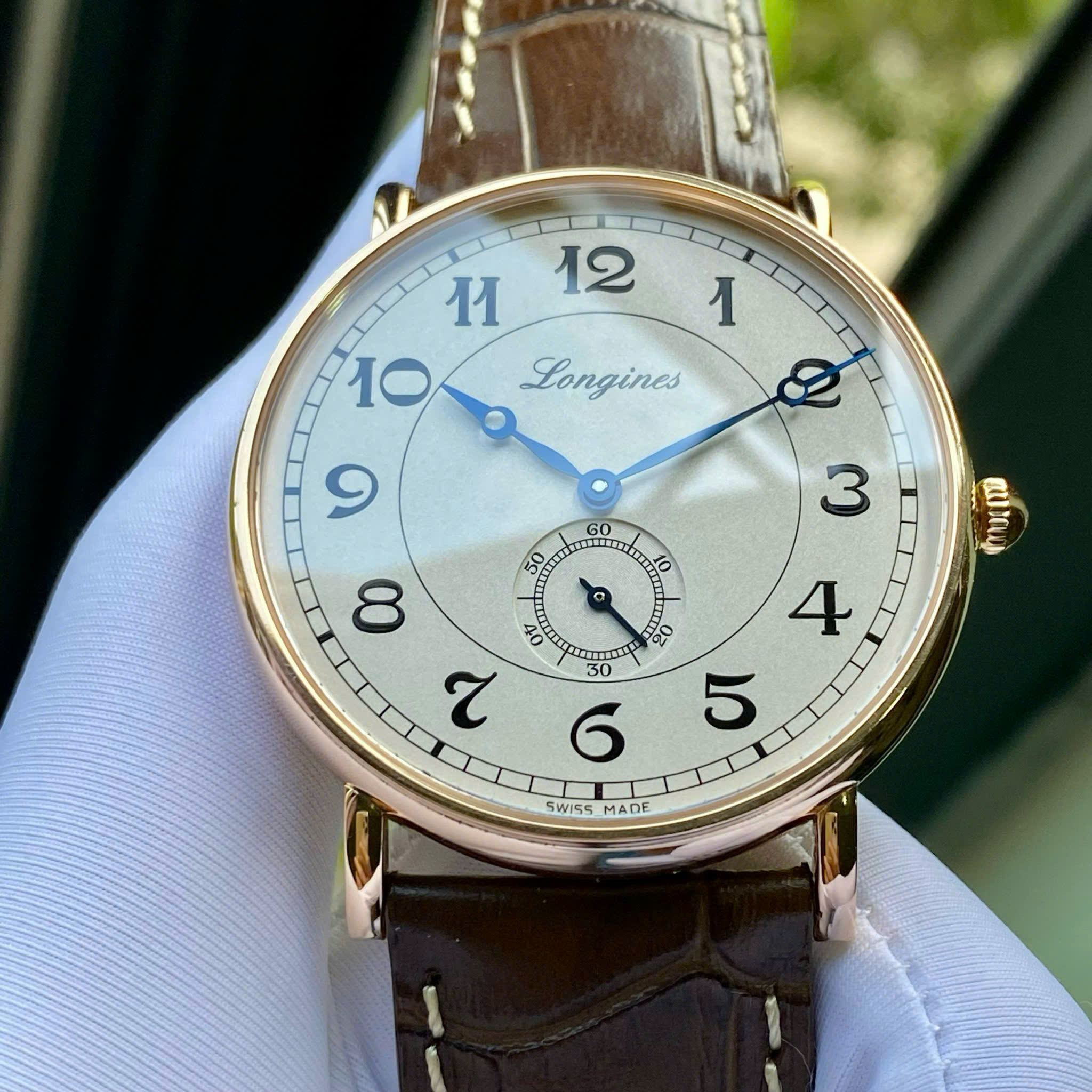 Đồng hồ Longines Presence Rose Gold 18K L4.785.8.73.1 – Kiệt tác dresswatch chuẩn mực của sự thanh lịch