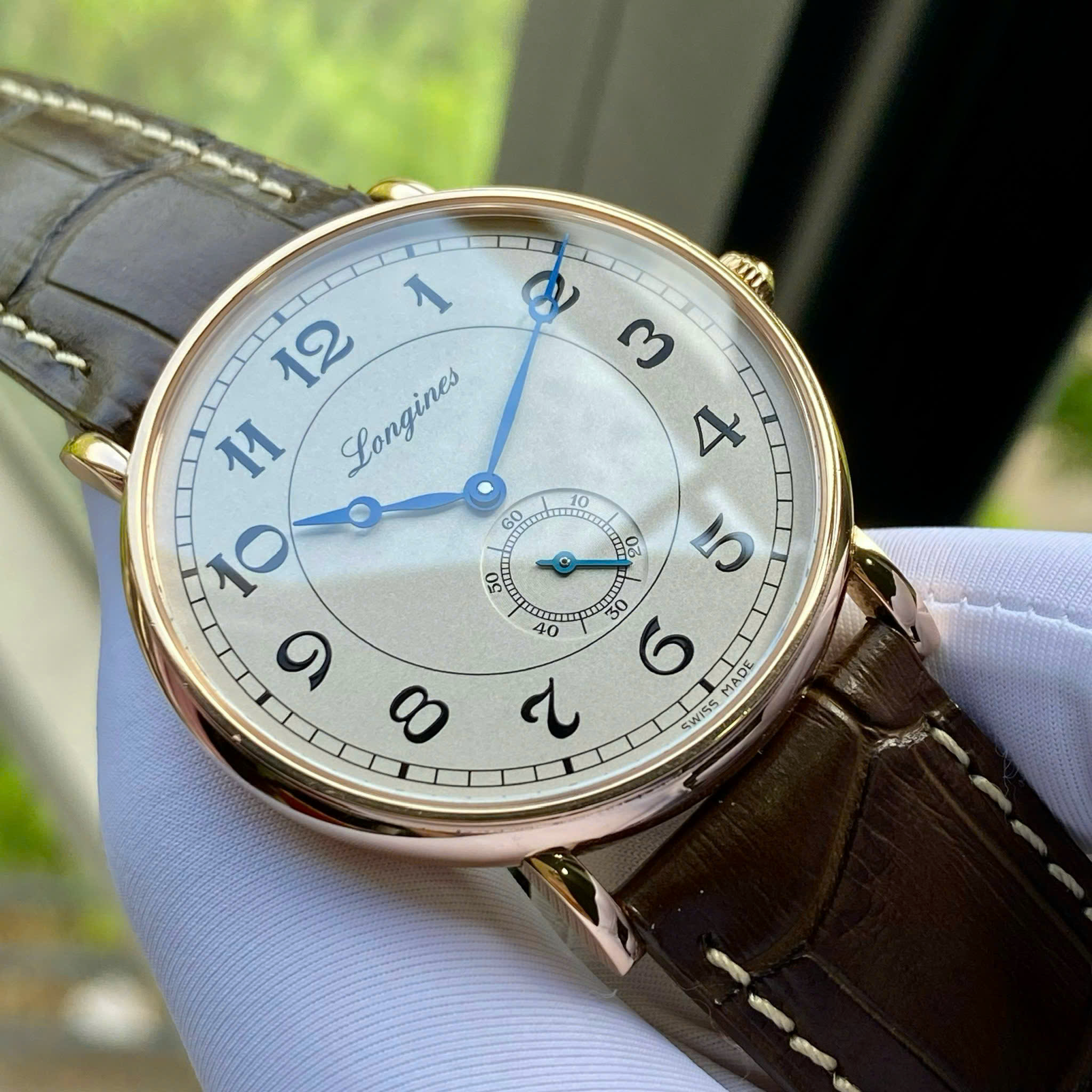 Đồng hồ Longines Presence Rose Gold 18K L4.785.8.73.1 – Kiệt tác dresswatch chuẩn mực của sự thanh lịch