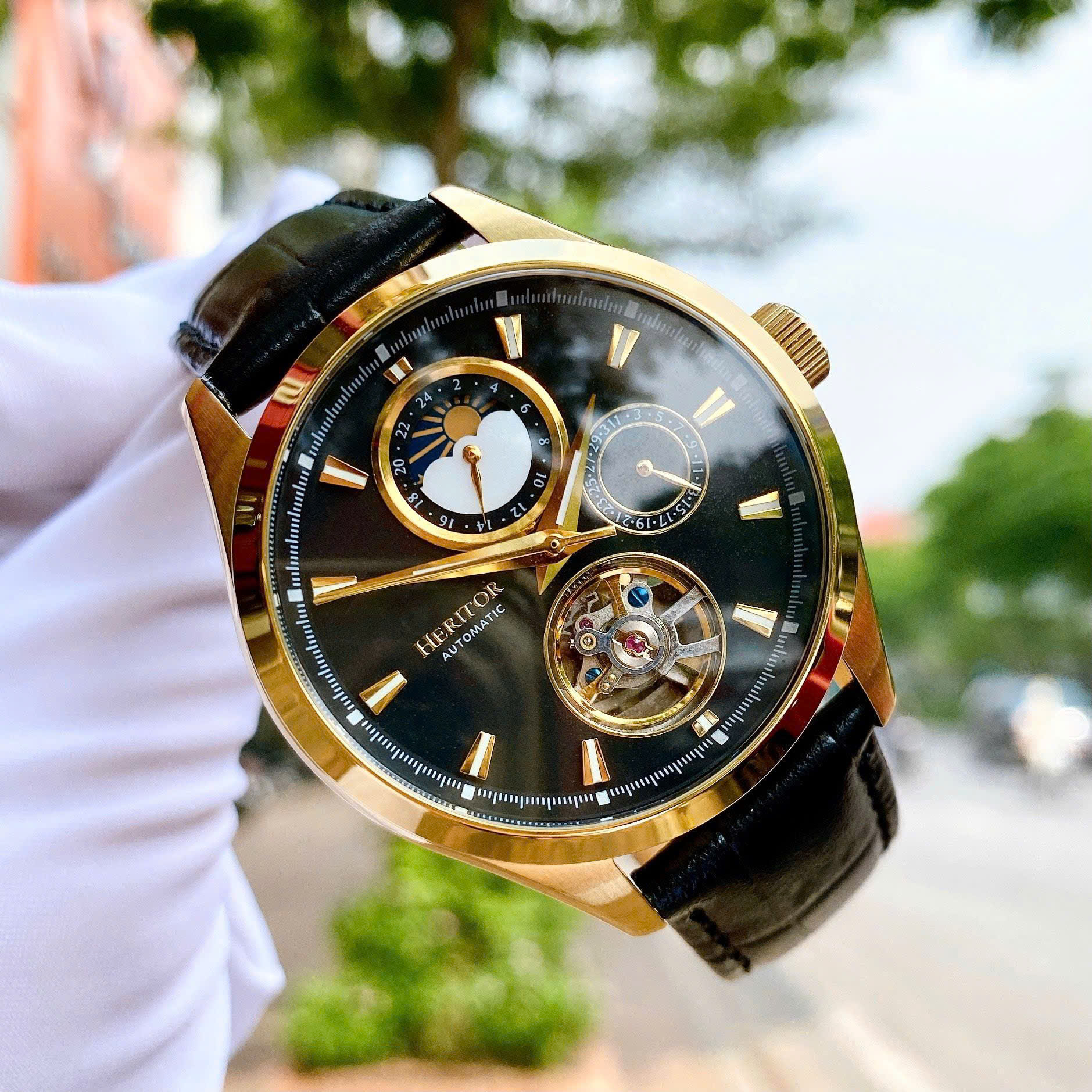 Đồng hồ Heritor Sebastian Automatic HR6903 – Phong cách quý ông hiện đại với bộ máy cơ automatic đầy cuốn hút