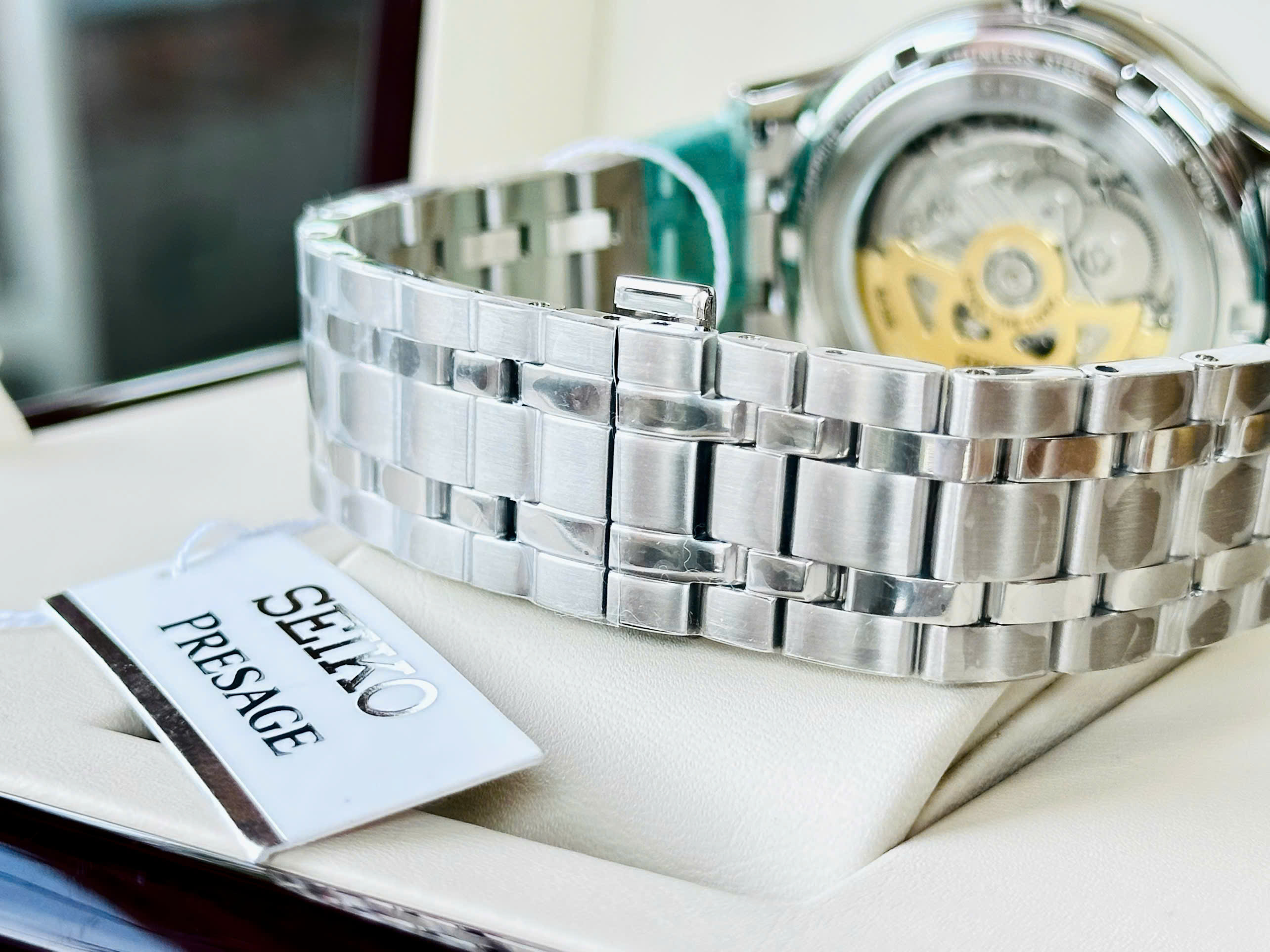 Đồng hồ Seiko Presage Open Heart Dial Green SSA463J1 – Nội địa Nhật, tinh hoa cơ khí và nghệ thuật chế tác