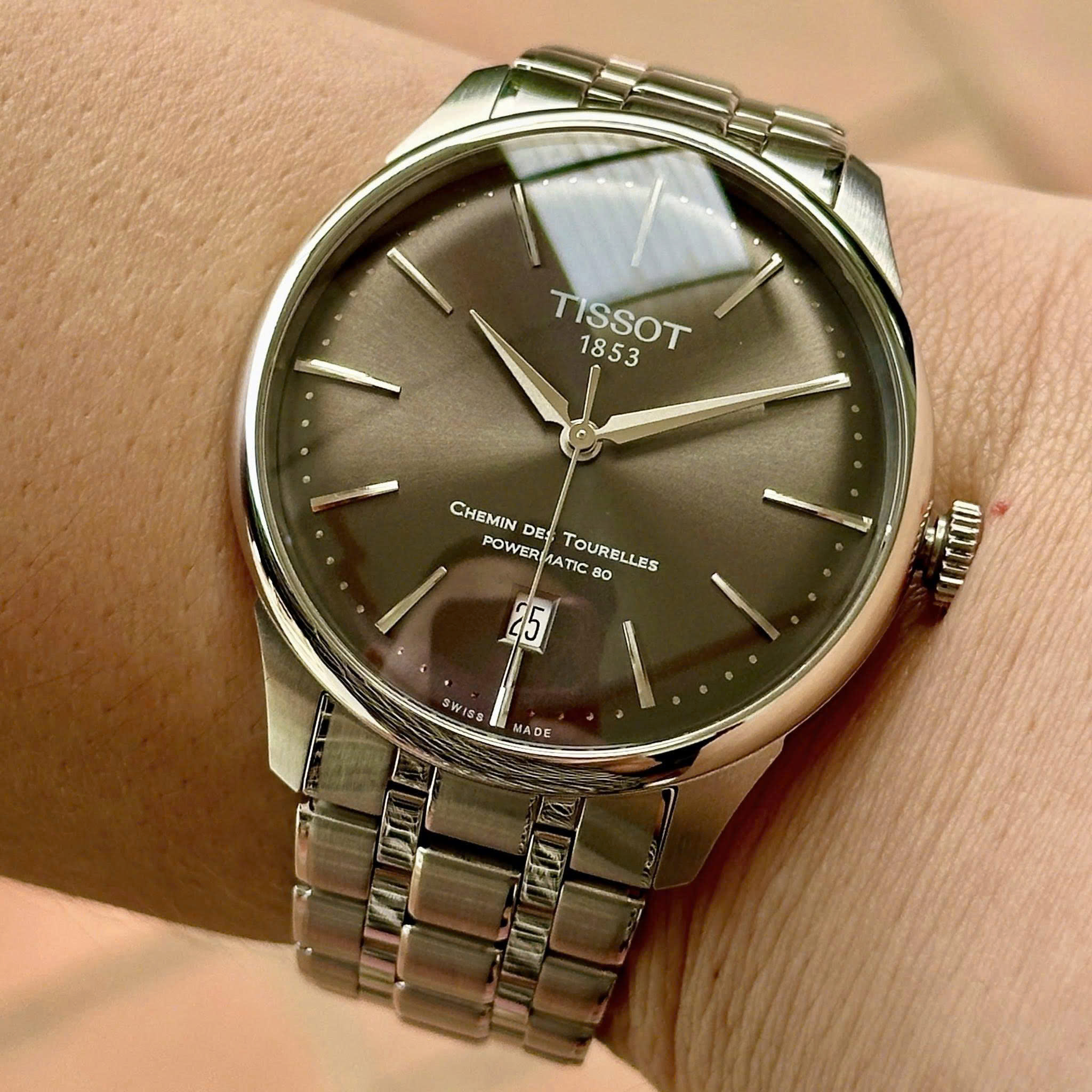 Đồng hồ Tissot Chemin des Tourelles Powermatic 80 T139.807.11.061.00 – Vẻ đẹp cổ điển vượt thời gian dành cho quý ông thanh lịch