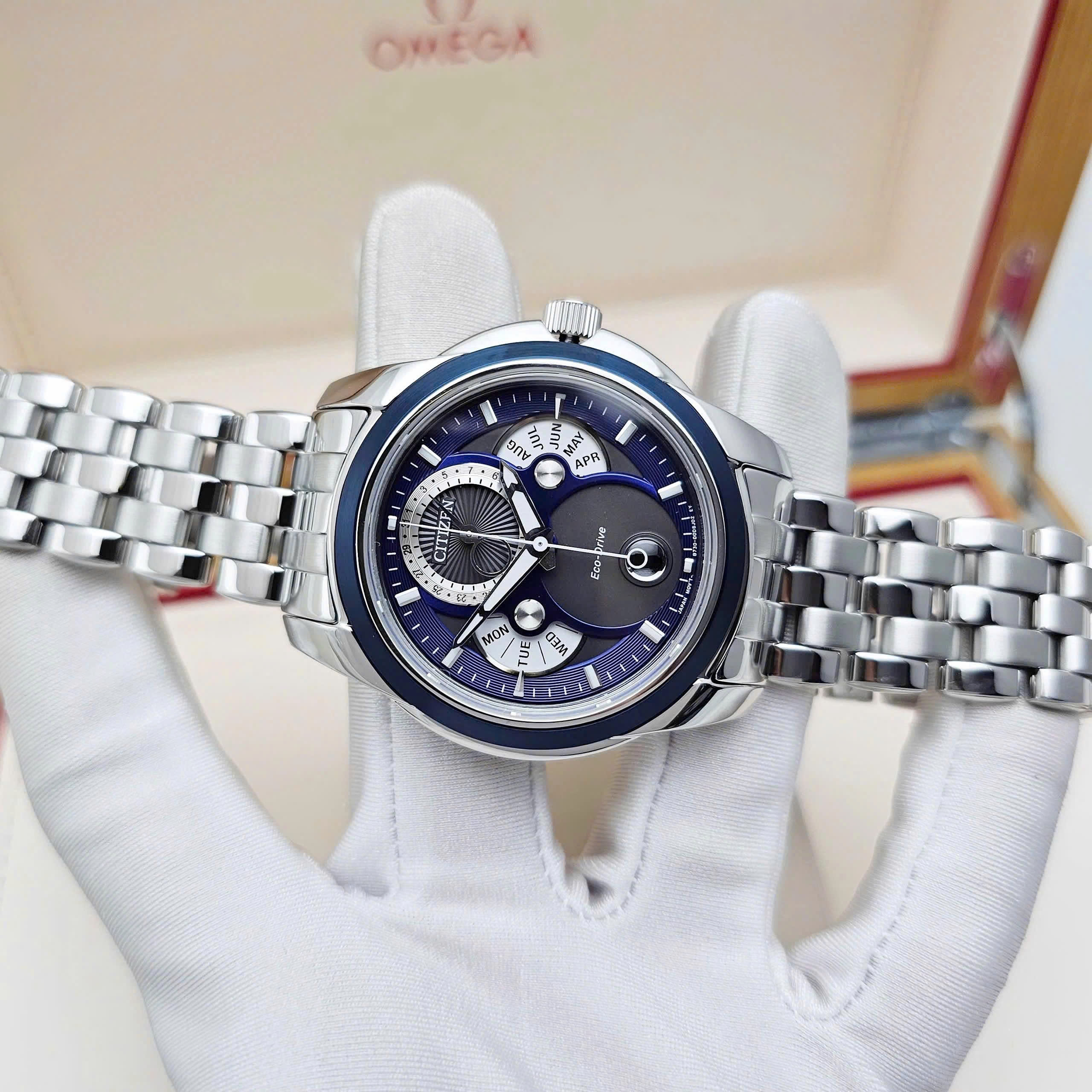 Đánh Giá Đồng Hồ Citizen Eco-Drive Calendrier Moon Phase BU0088-51H – Tuyệt Tác Lịch Trăng, Lịch Đa Chức Năng Và Công Nghệ Ánh Sáng Hàng Đầu Của Citizen