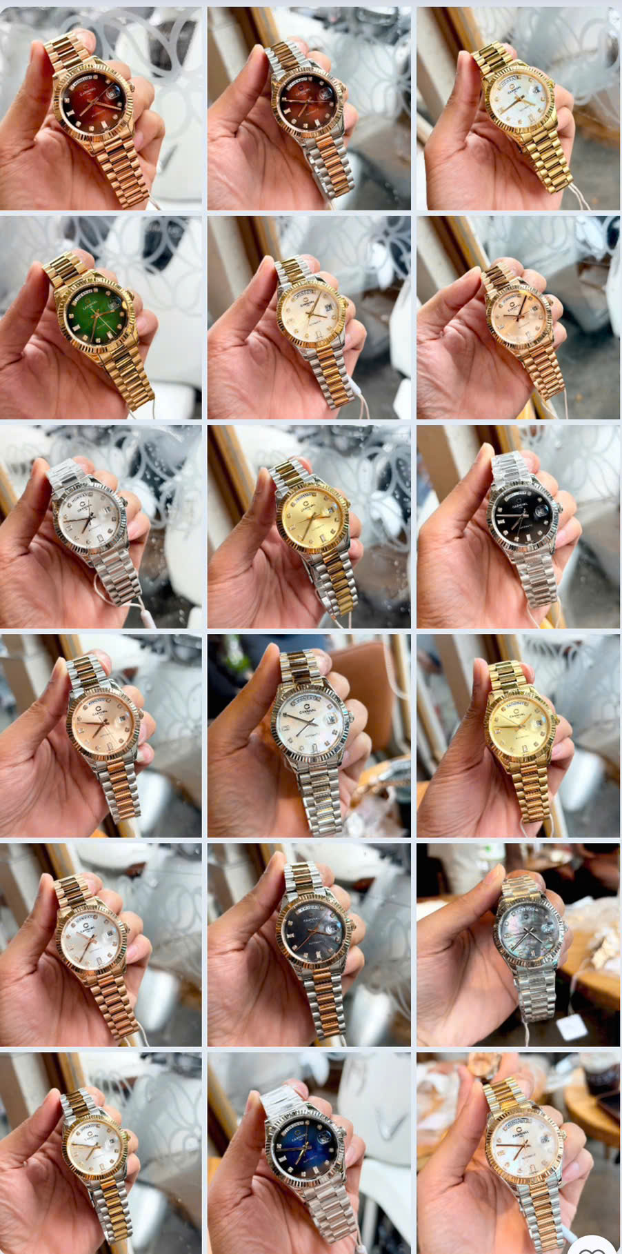Đồng Hồ Carnival 8239G – Bộ Sưu Tập 18 Phiên Bản Mới, Phong Cách Thiết kế Rolex Style, Size 38mm, Máy Automatic Nhật