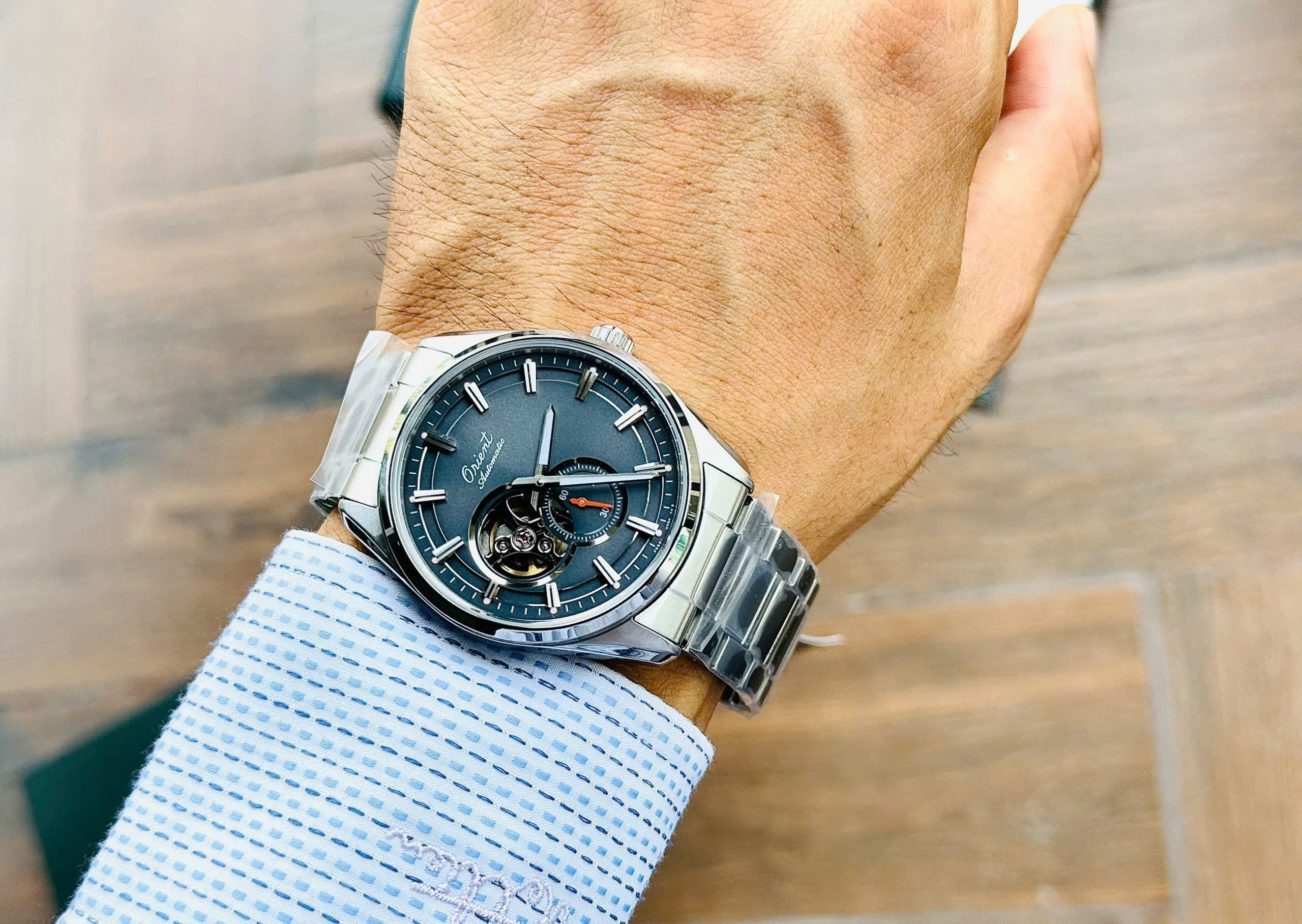 Đồng Hồ Orient RA-AR0012N30B 75th Anniversary Limited Edition – Semi-Skeleton, Small Second, Automatic F6S22, Sapphire