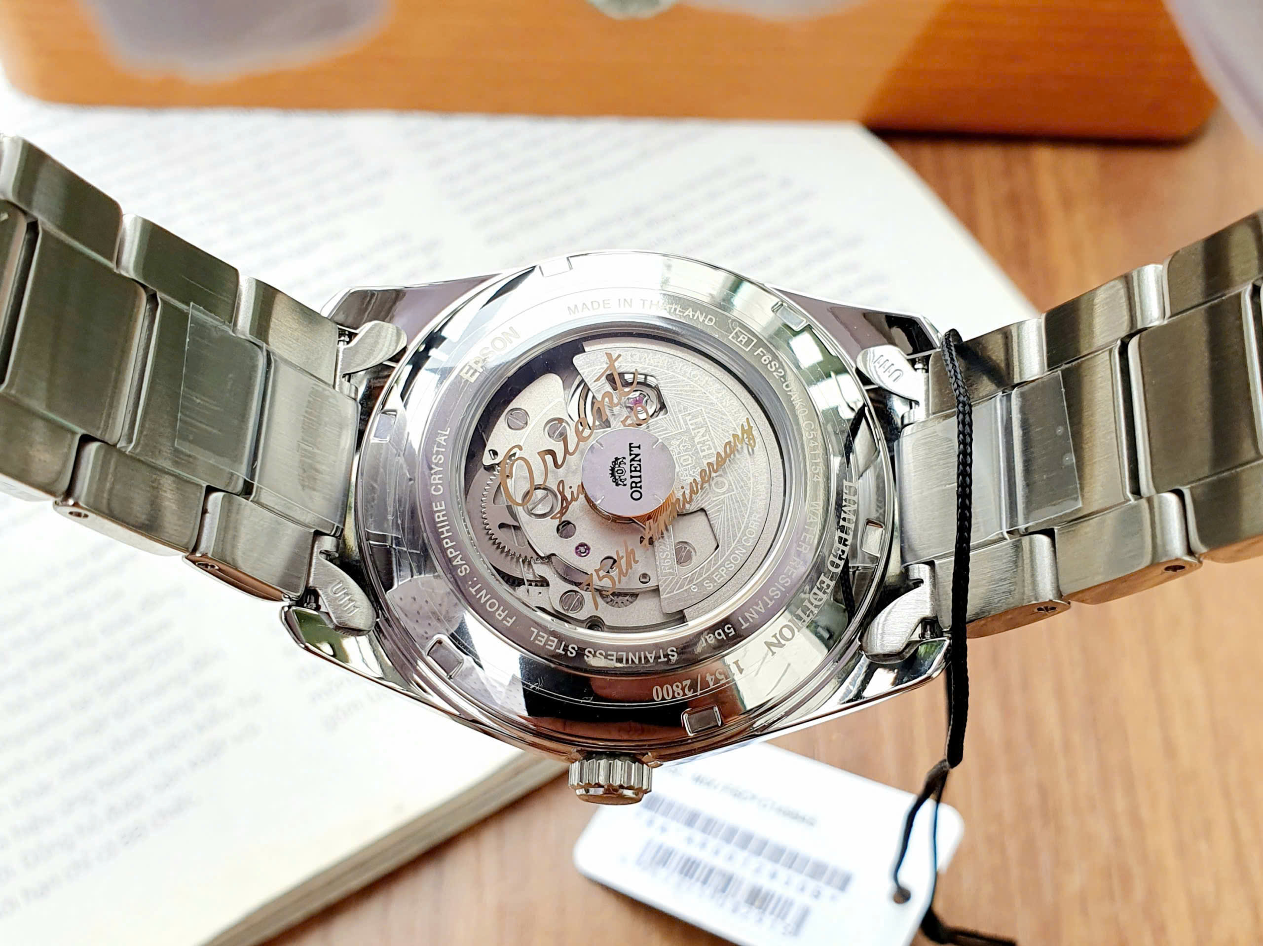 Đồng Hồ Orient RA-AR0012N30B 75th Anniversary Limited Edition – Semi-Skeleton, Small Second, Automatic F6S22, Sapphire