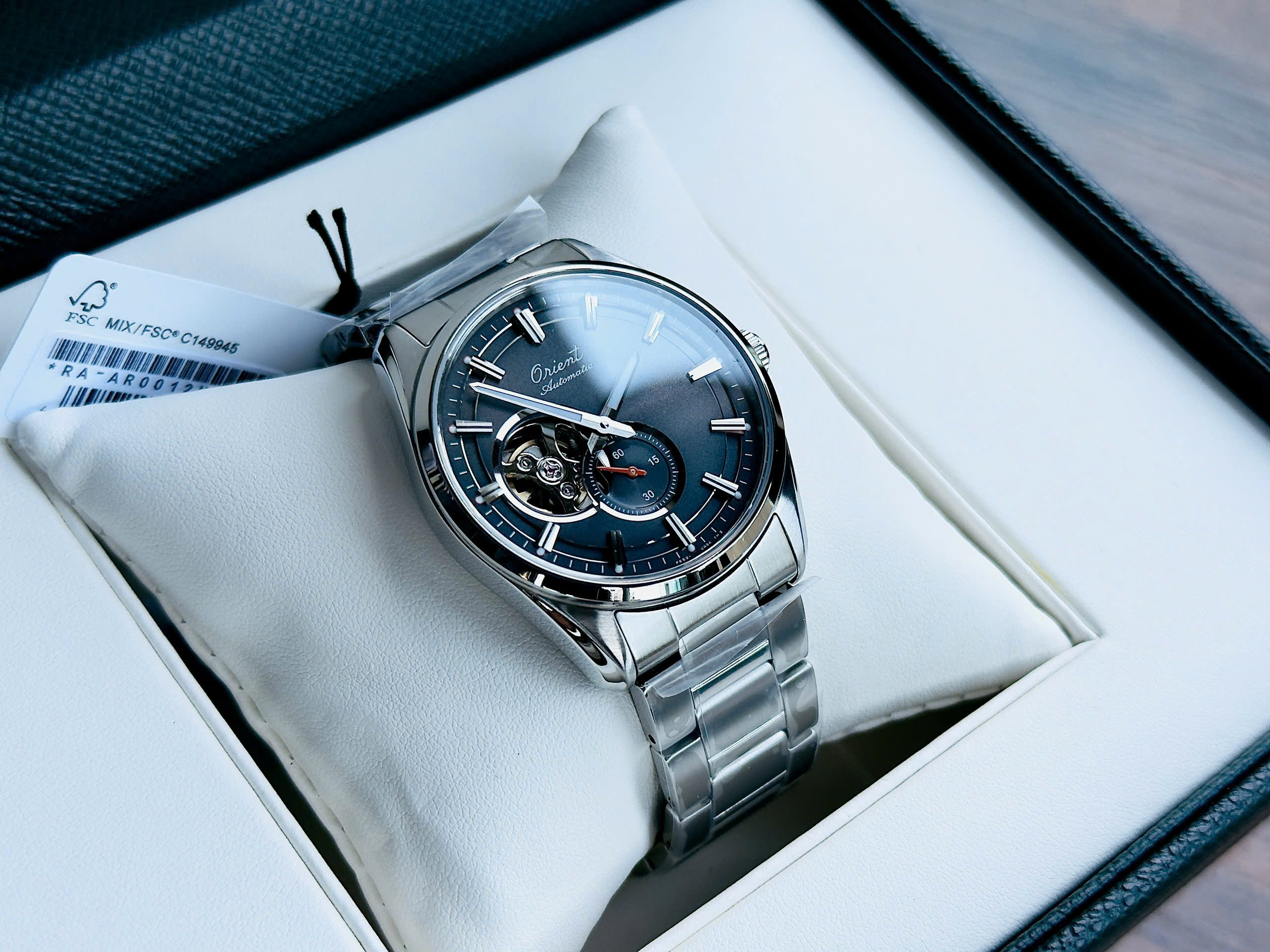 Đồng Hồ Orient RA-AR0012N30B 75th Anniversary Limited Edition – Semi-Skeleton, Small Second, Automatic F6S22, Sapphire