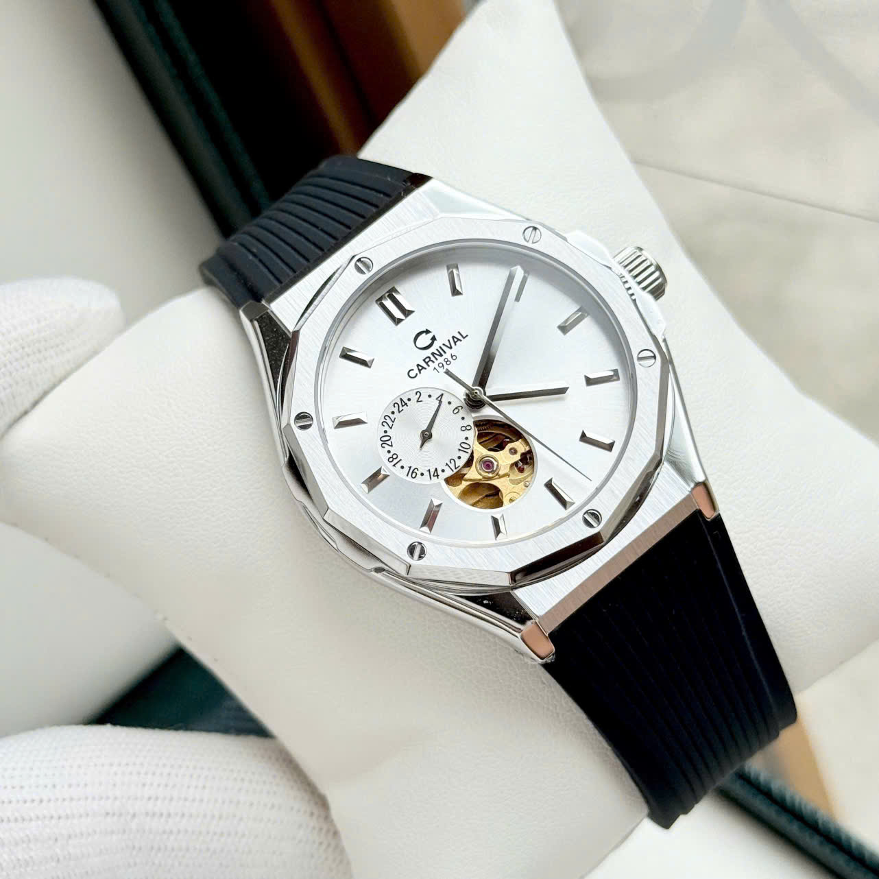 +15 mẫu Đồng Hồ Carnival 8189G Automatic đủ bộ chính hãng