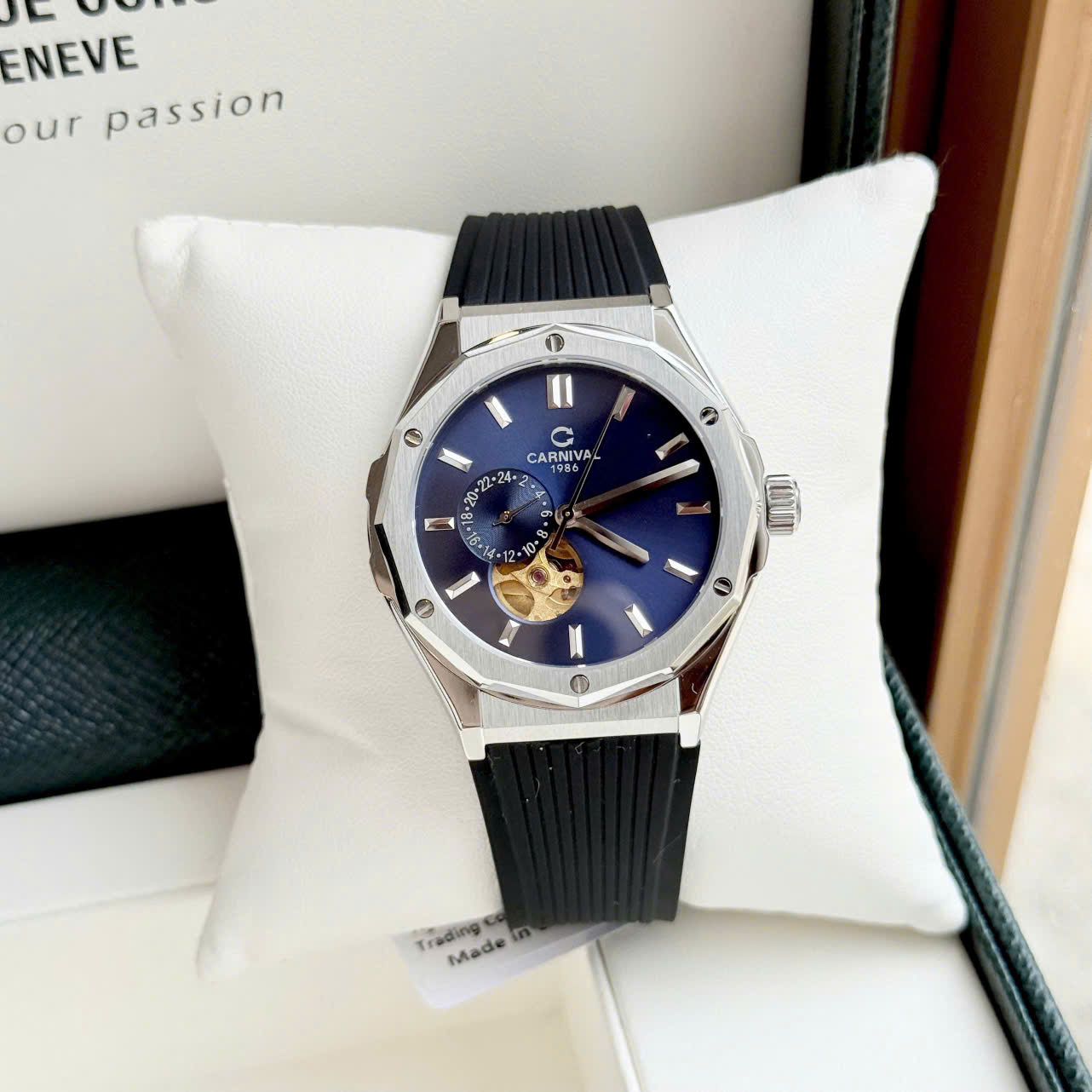 +15 mẫu Đồng Hồ Carnival 8189G Automatic đủ bộ chính hãng