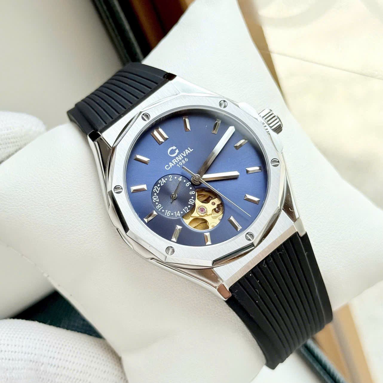 +15 mẫu Đồng Hồ Carnival 8189G Automatic đủ bộ chính hãng