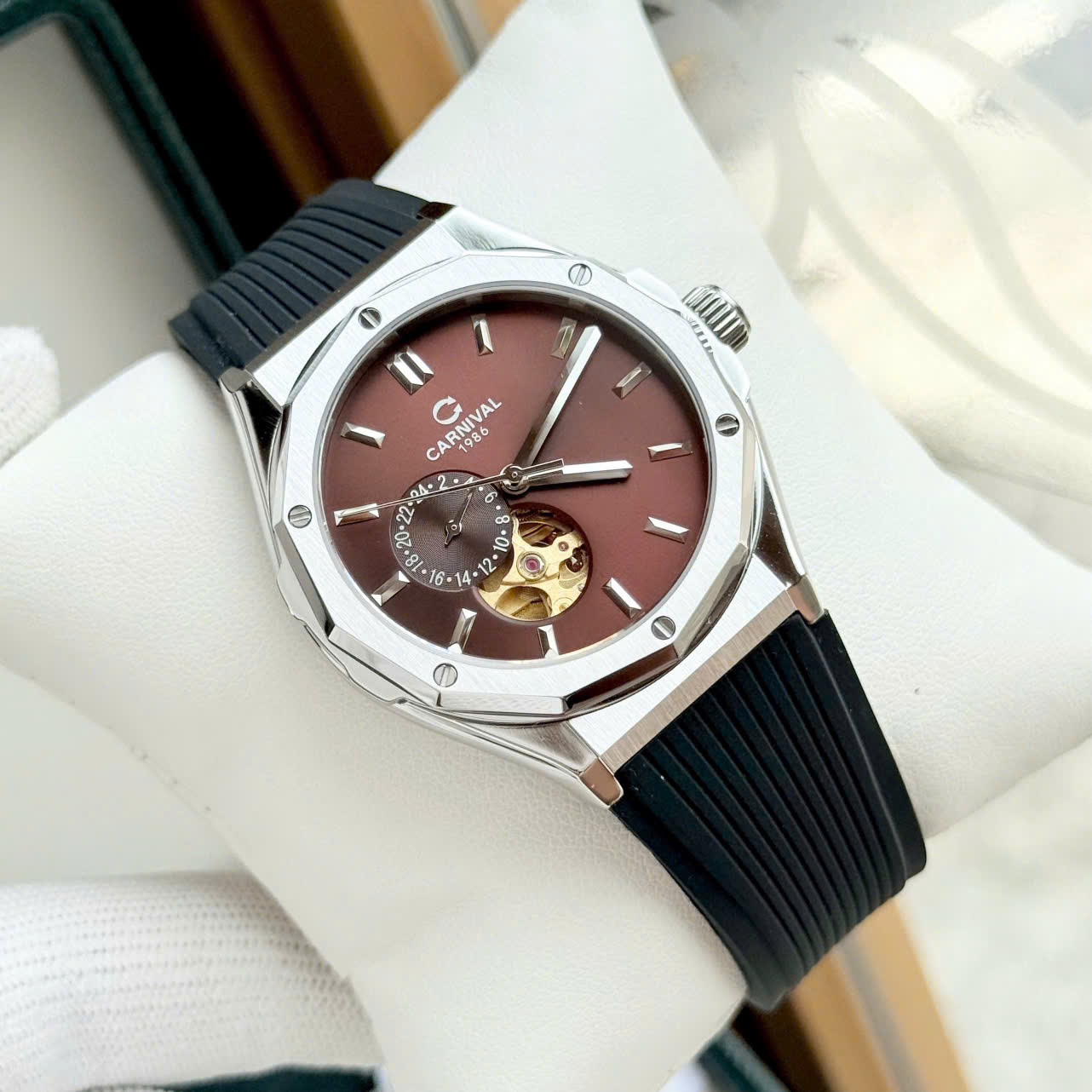 +15 mẫu Đồng Hồ Carnival 8189G Automatic đủ bộ chính hãng
