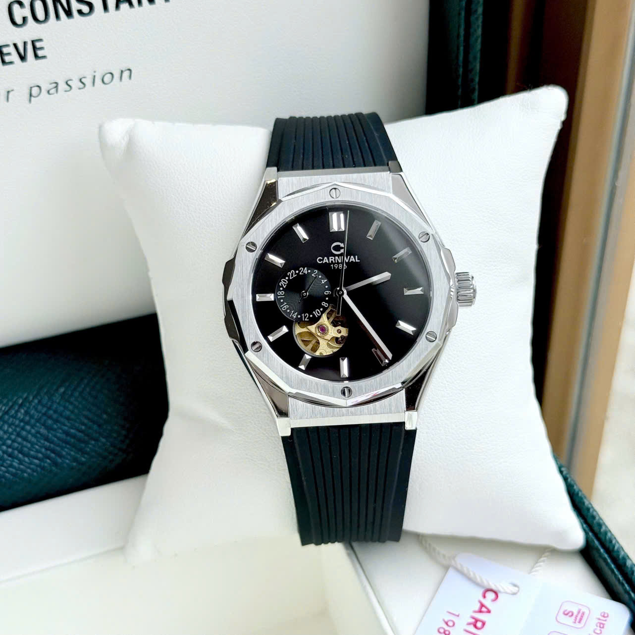 +15 mẫu Đồng Hồ Carnival 8189G Automatic đủ bộ chính hãng